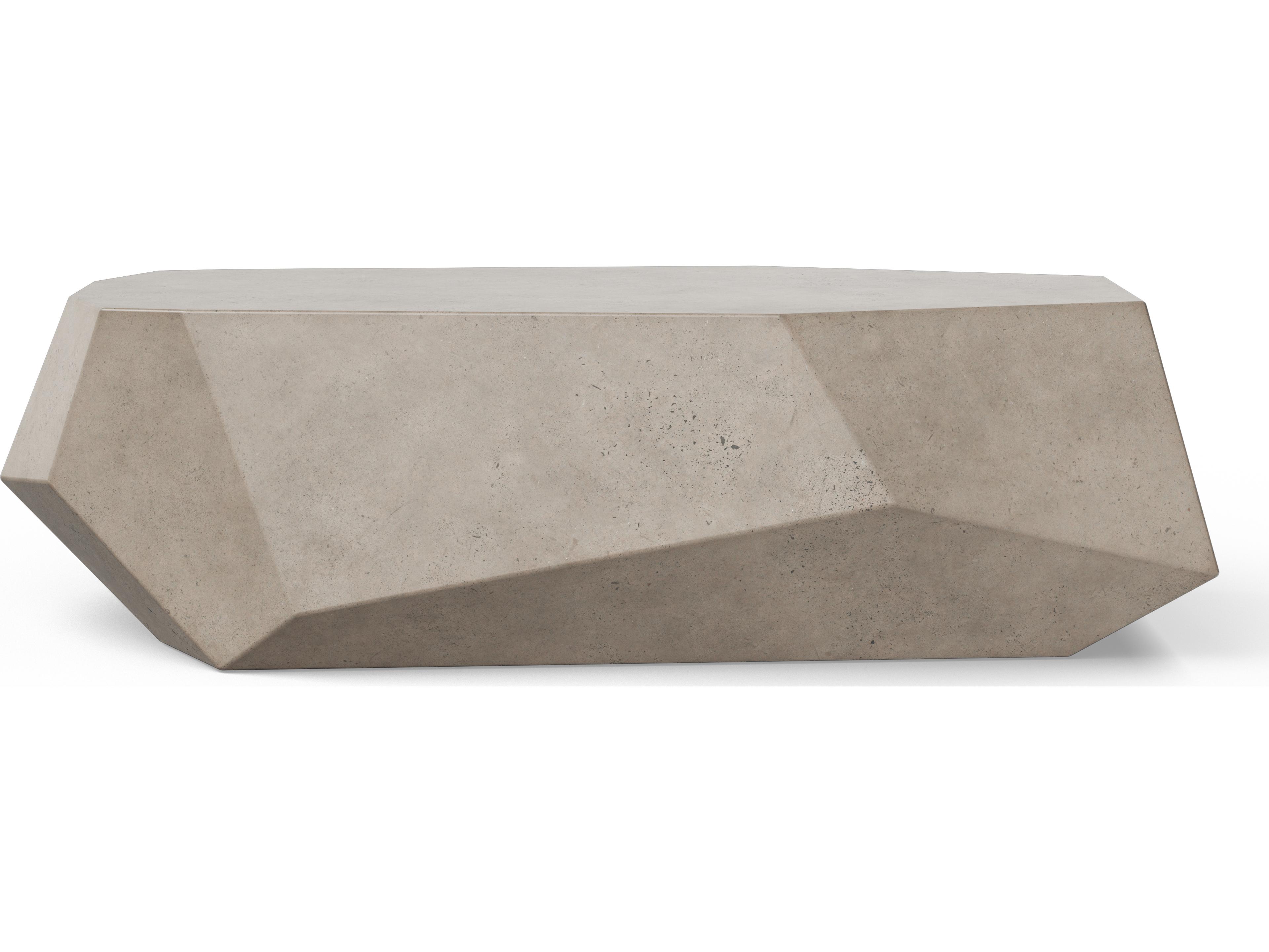 Kristal Mixx Concrete Coffee Table Geometric