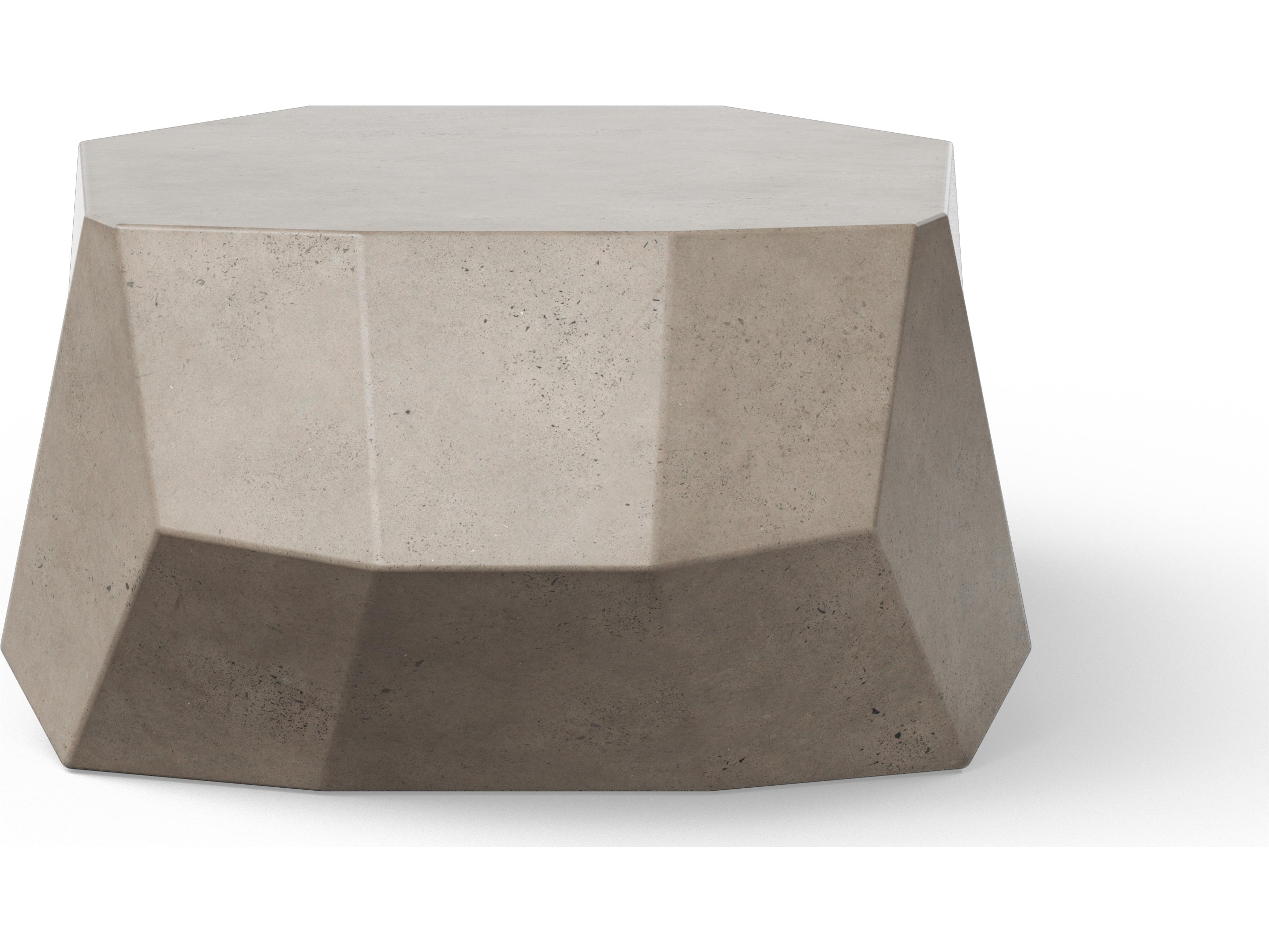 Urbia Outdoor Mixx Dark Grey Concrete Octagon Coffee Table