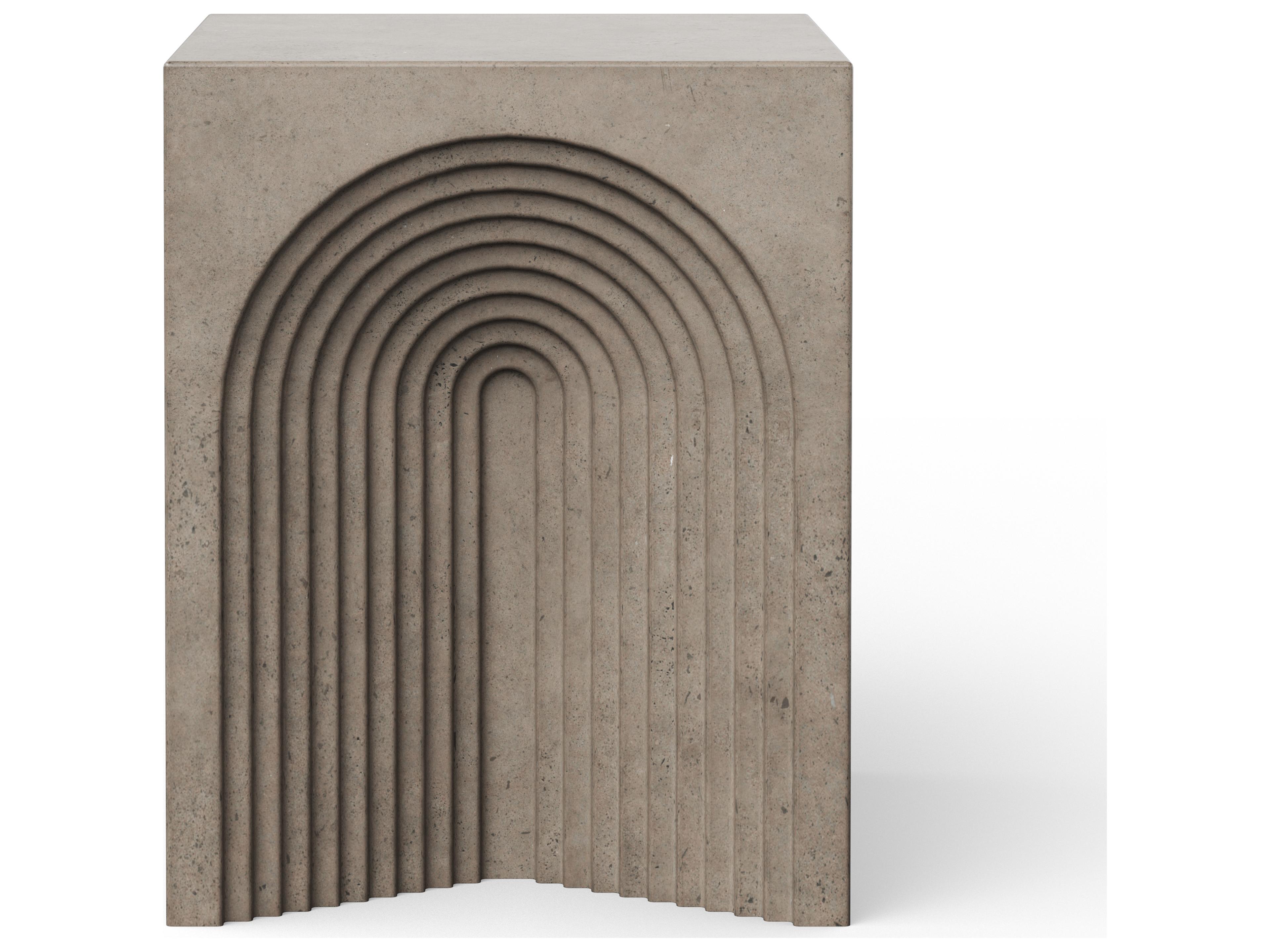 Mixx Dark Grey Concrete Bar Stool