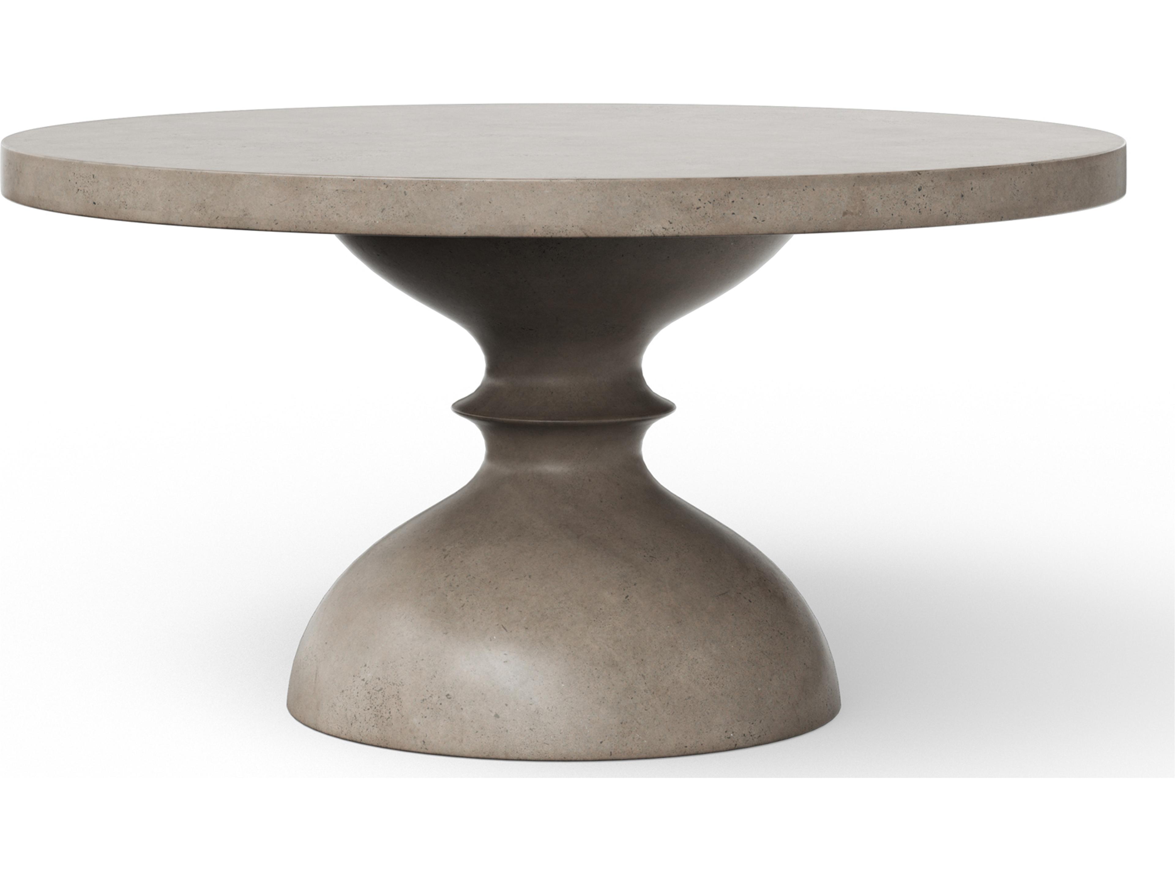 Urbia Outdoor Mixx Dark Grey Concrete Round Dining Table