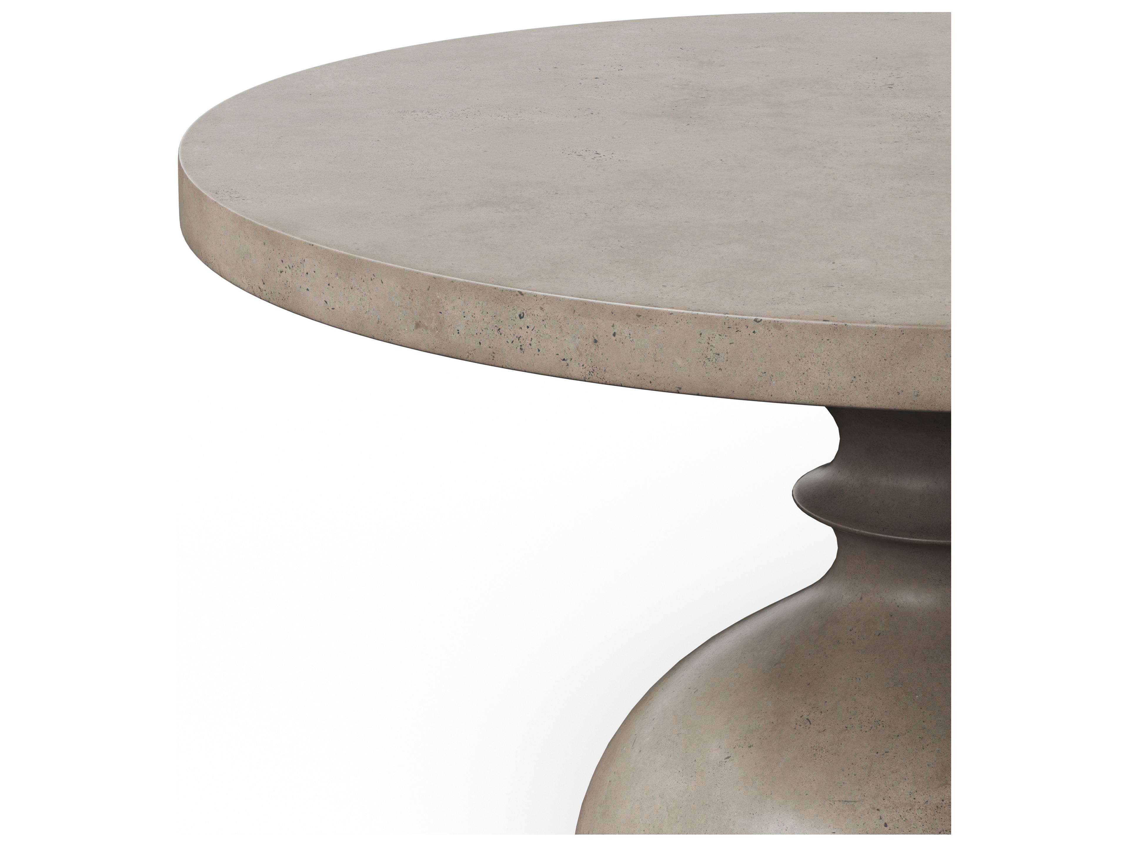 Urbia Outdoor Mixx Dark Grey Concrete Round Dining Table
