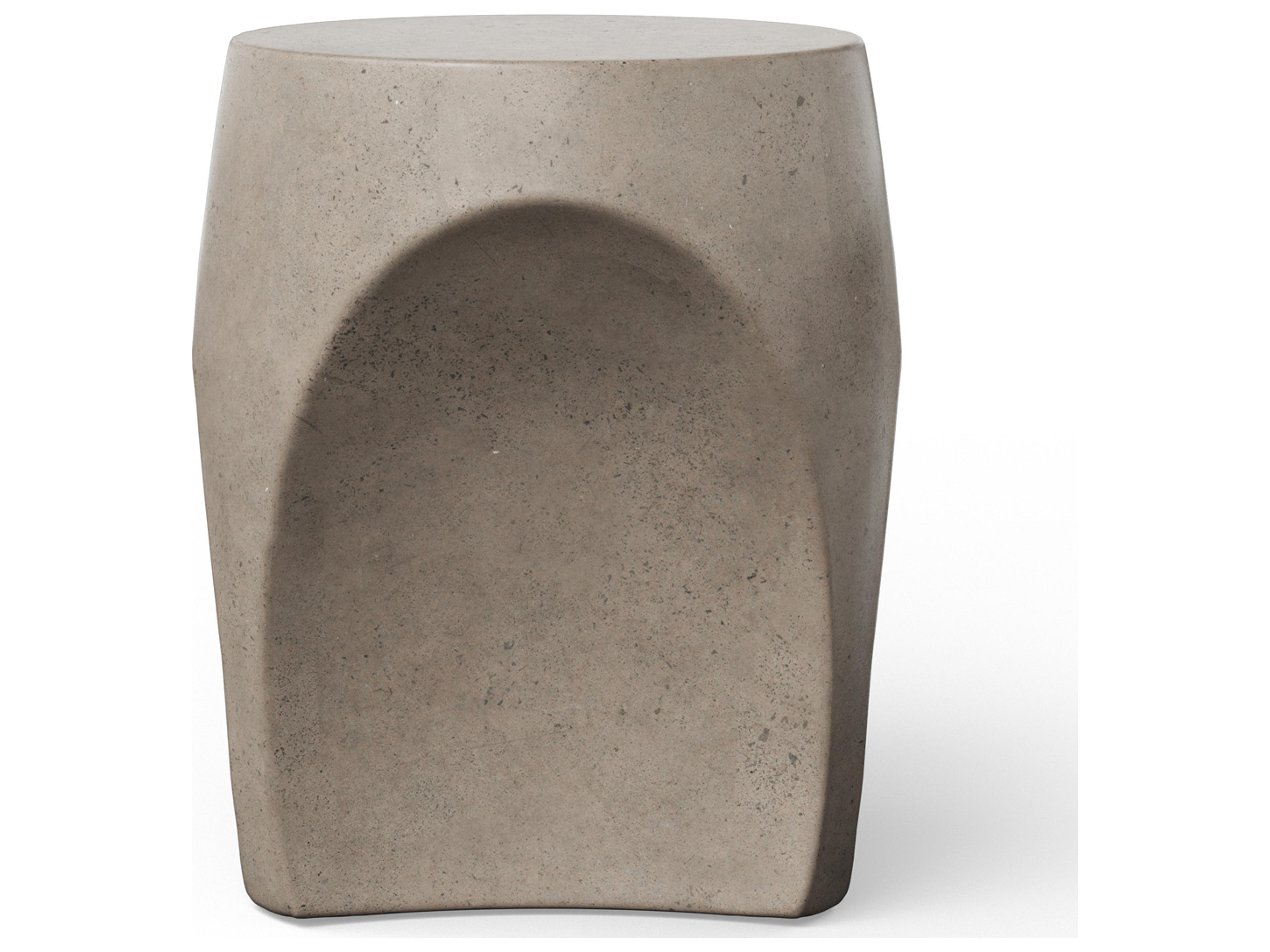 Mixx Dark Grey Concrete Bar Stool