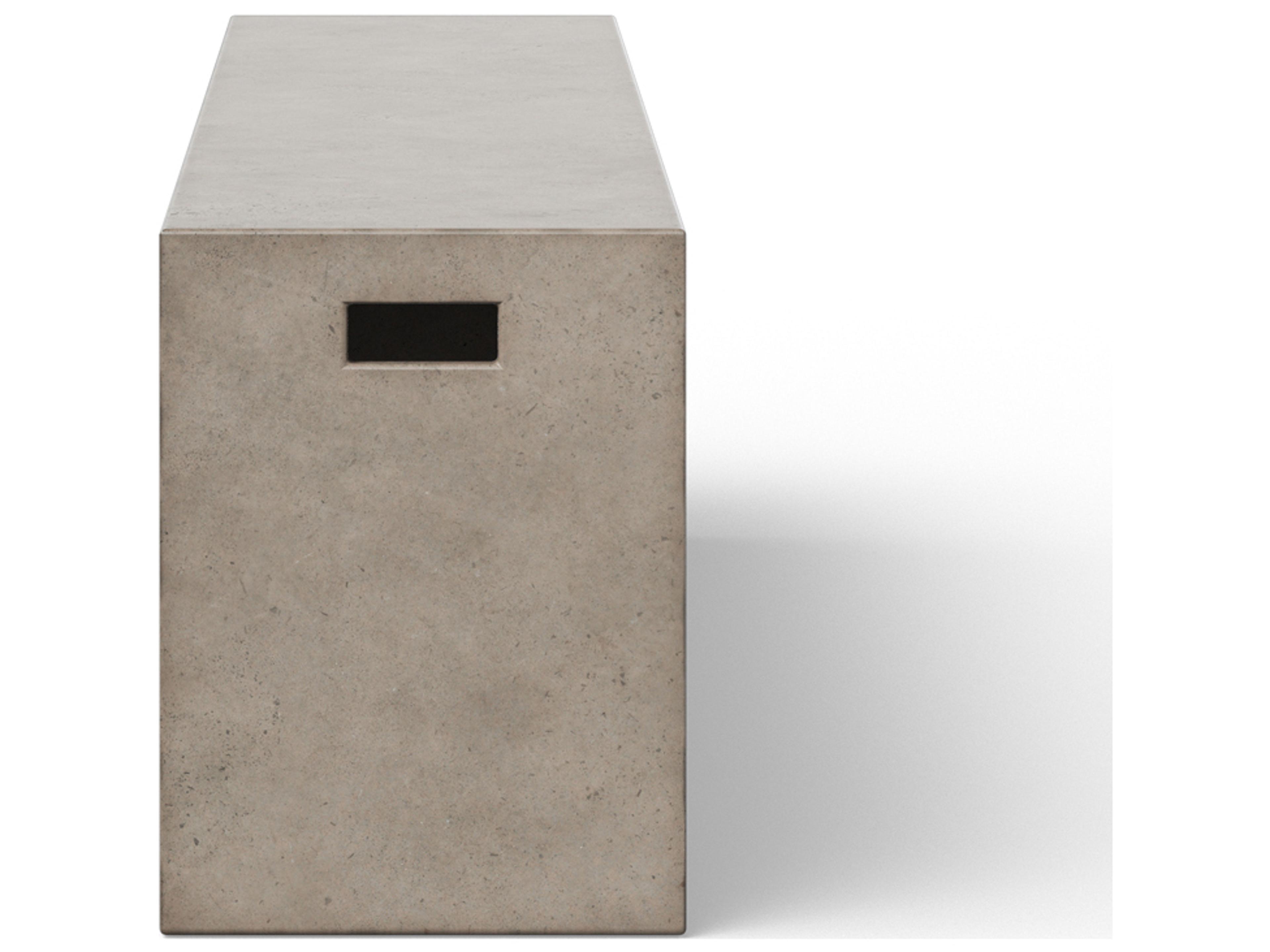 Urbia Outdoor Mixx Dark Grey Concrete Bench