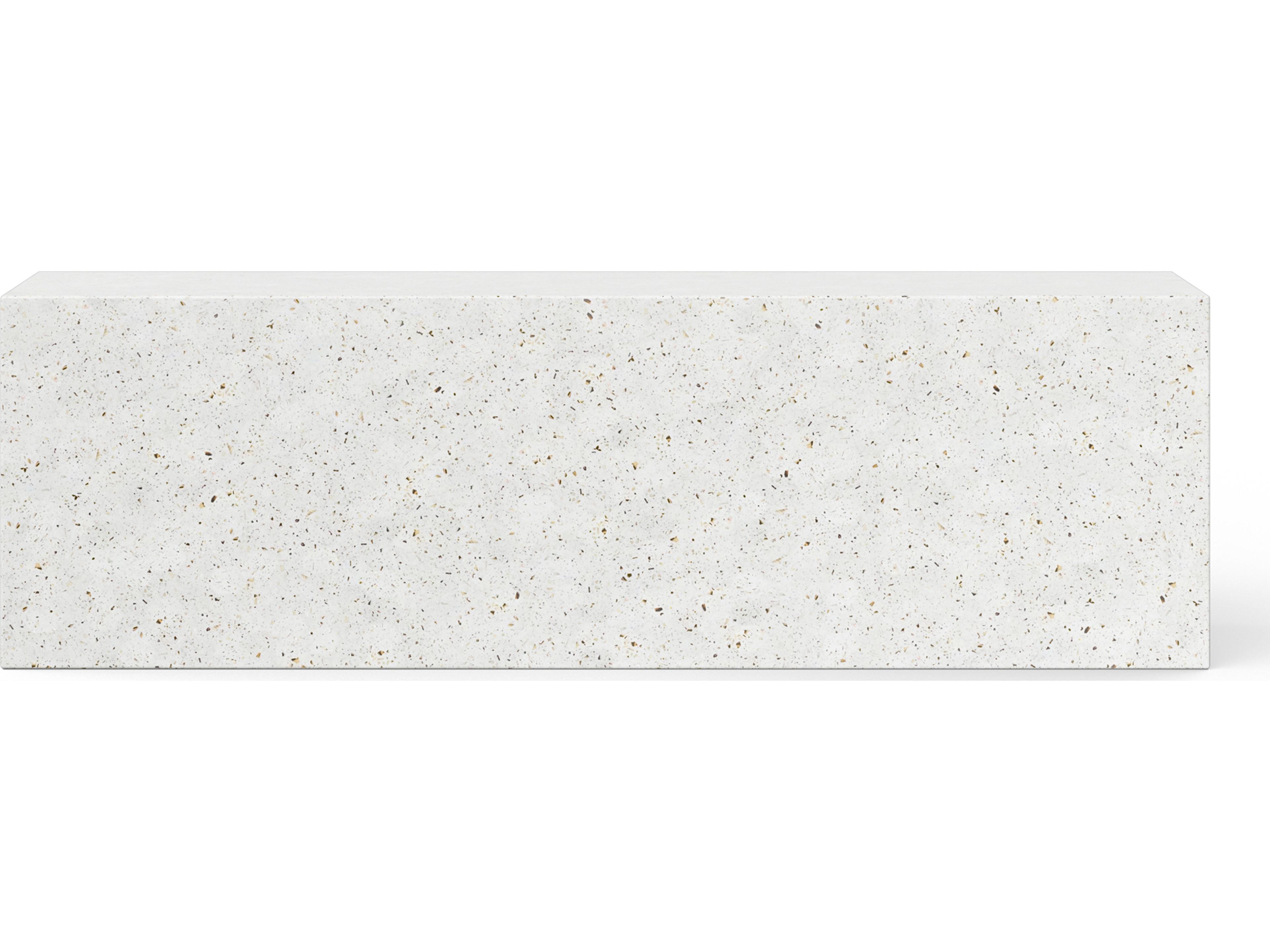 Mixx Ivory Terrazzo Concrete Bench