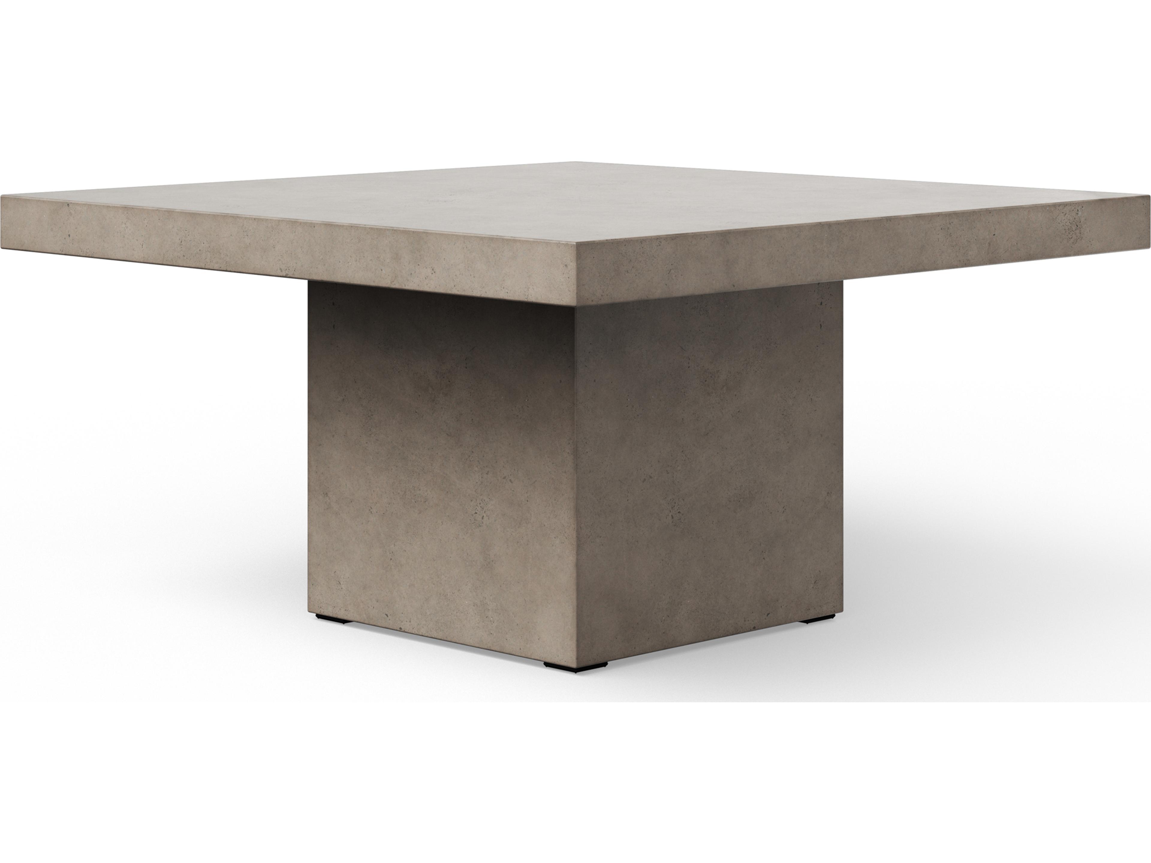 Urbia Outdoor Mixx Dark Grey Concrete Square Dining Table