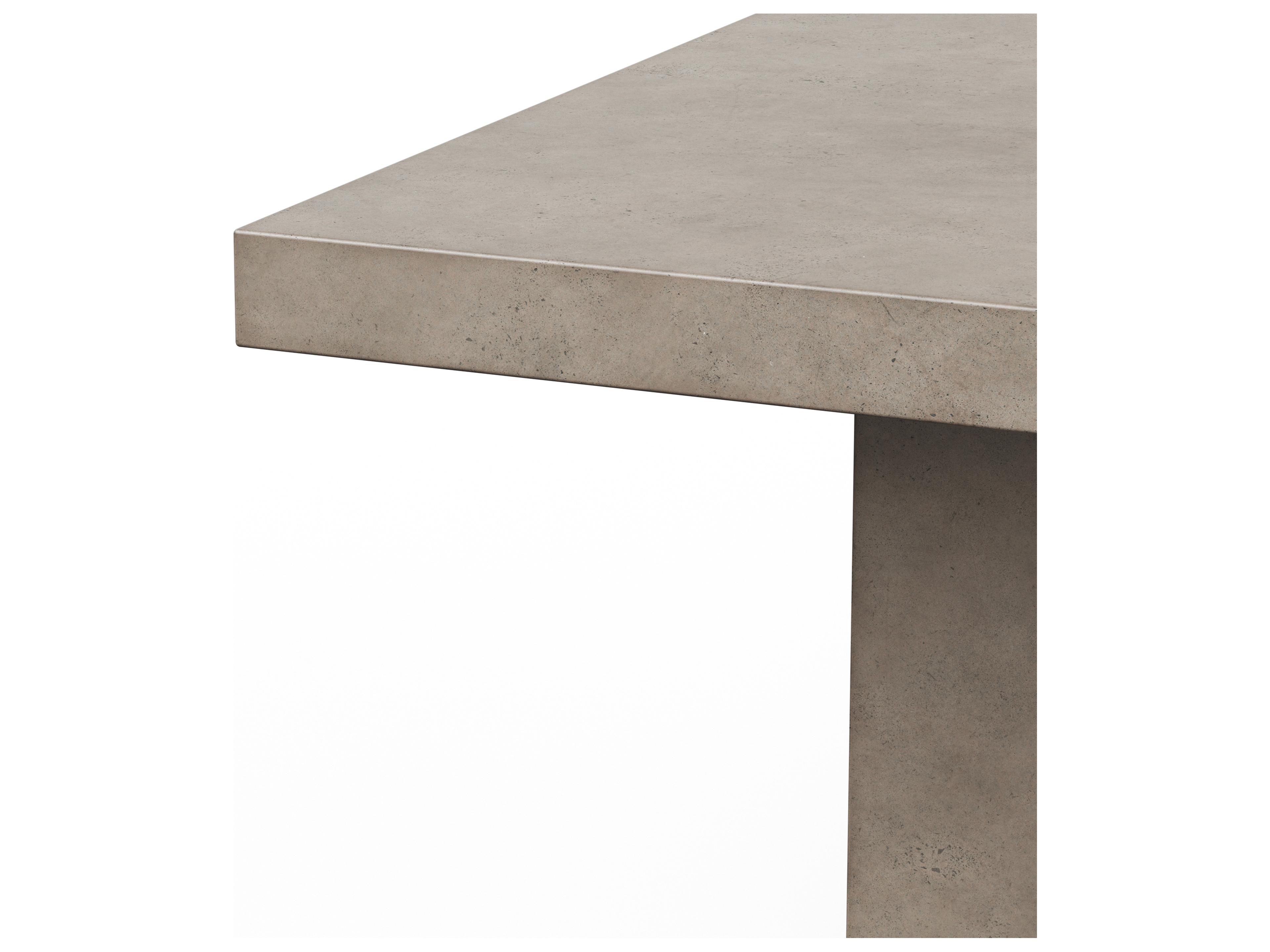 Urbia Outdoor Mixx Una Dark Grey Concrete Square Bar Table