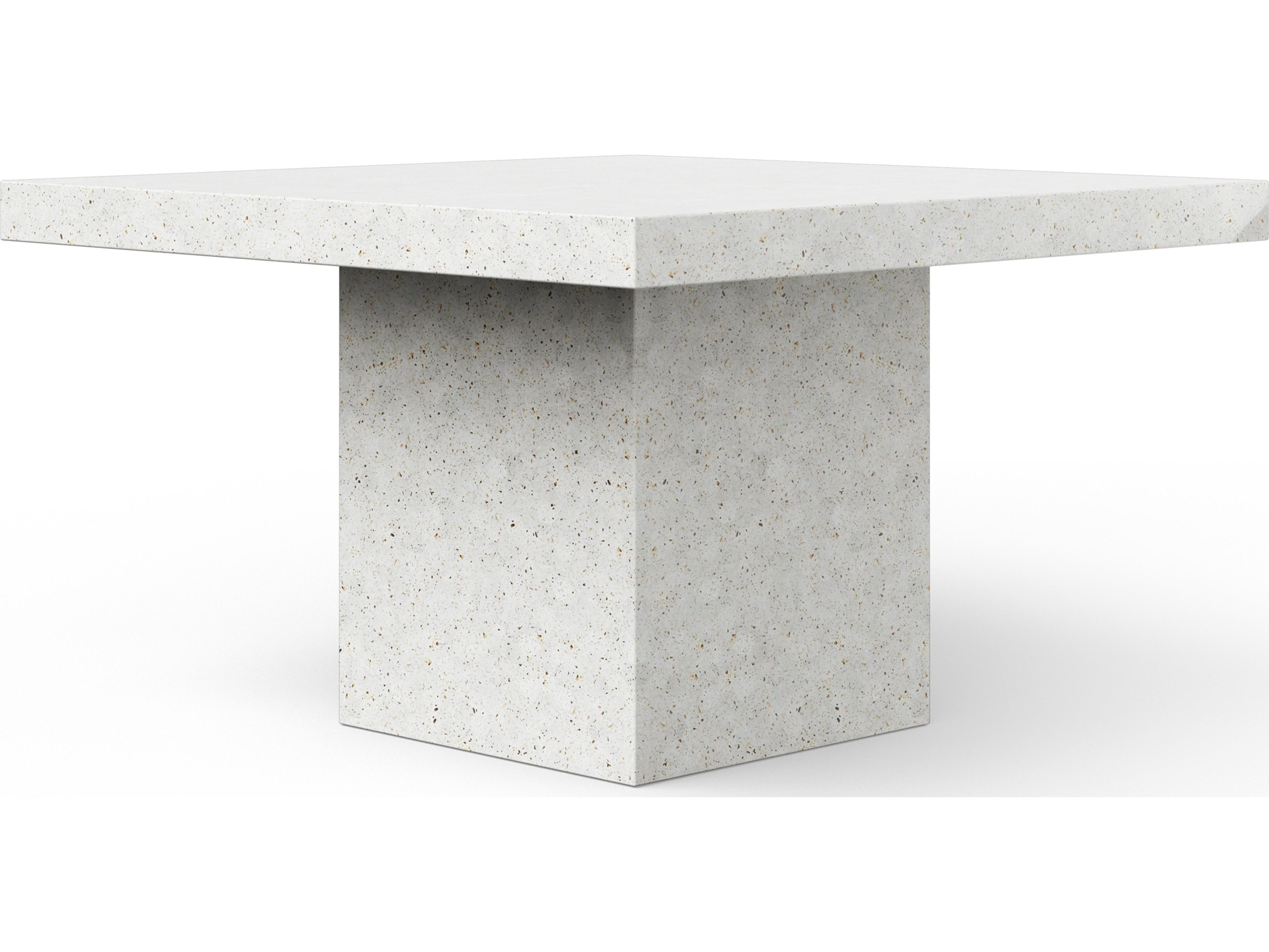 Urbia Outdoor Mixx Ivory Terrazzo Concrete Square Counter Table