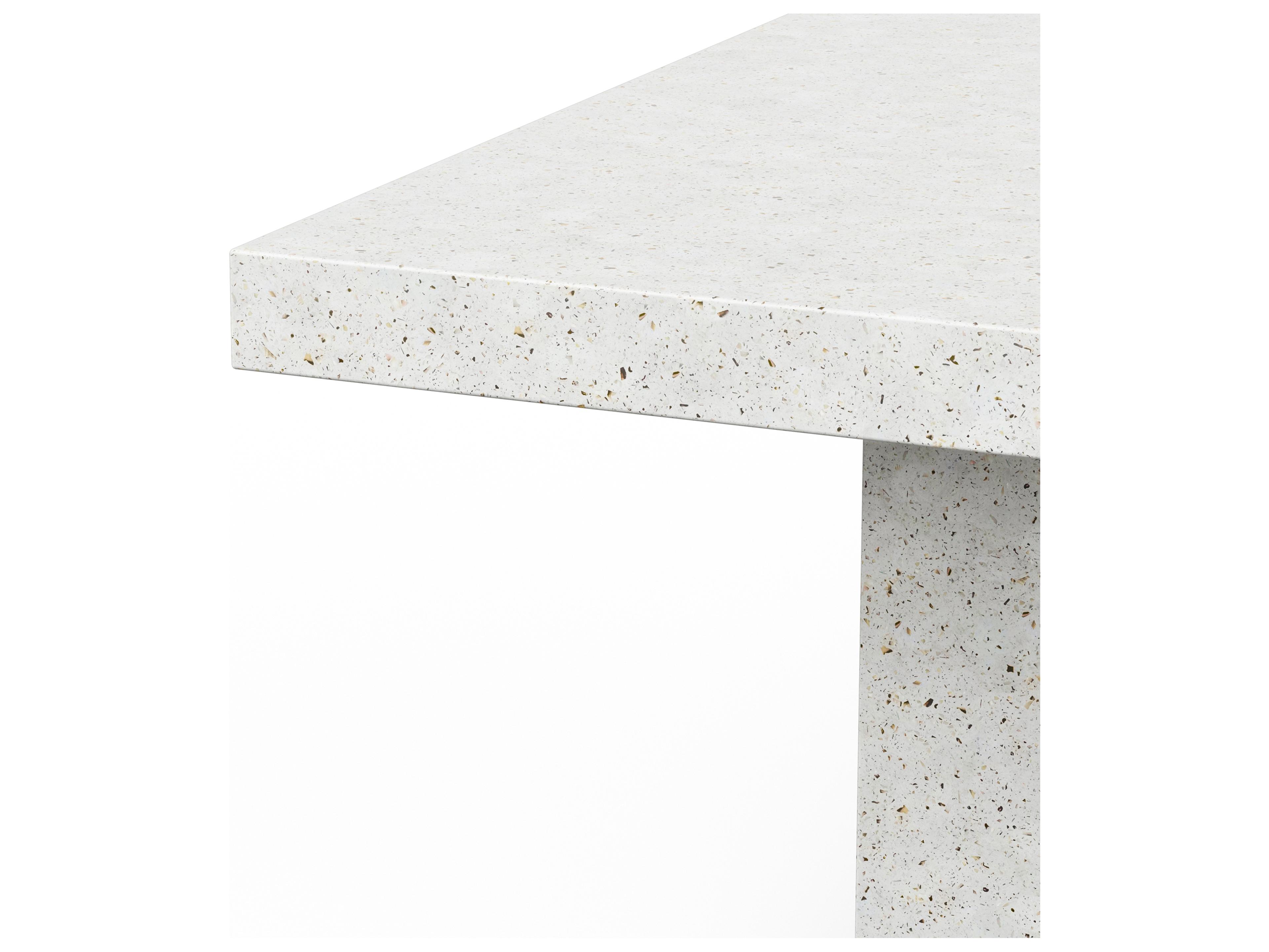 Urbia Outdoor Mixx Ivory Terrazzo Concrete Square Counter Table
