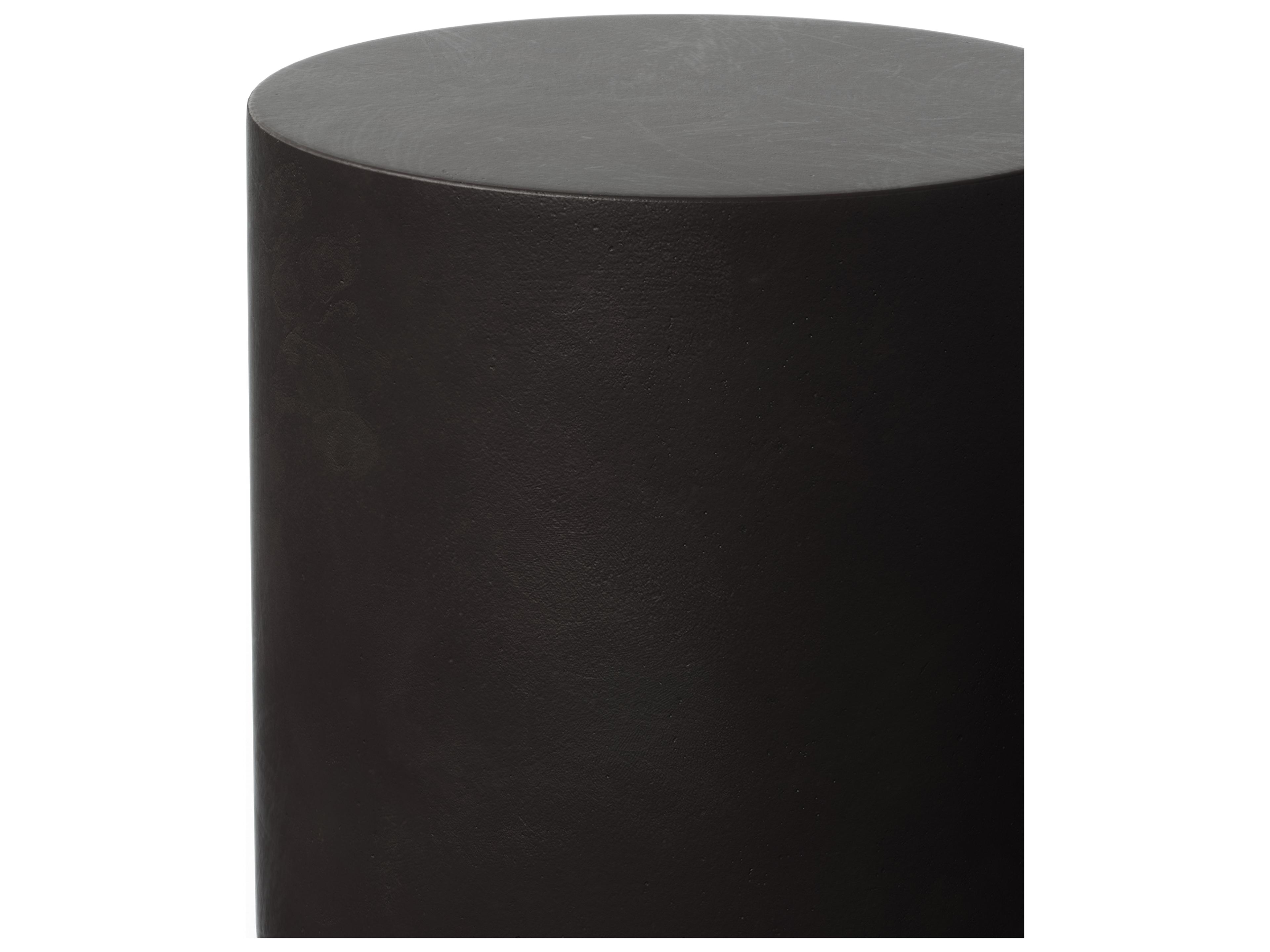 Urbia Outdoor Mixx Lava Concrete Round End Table