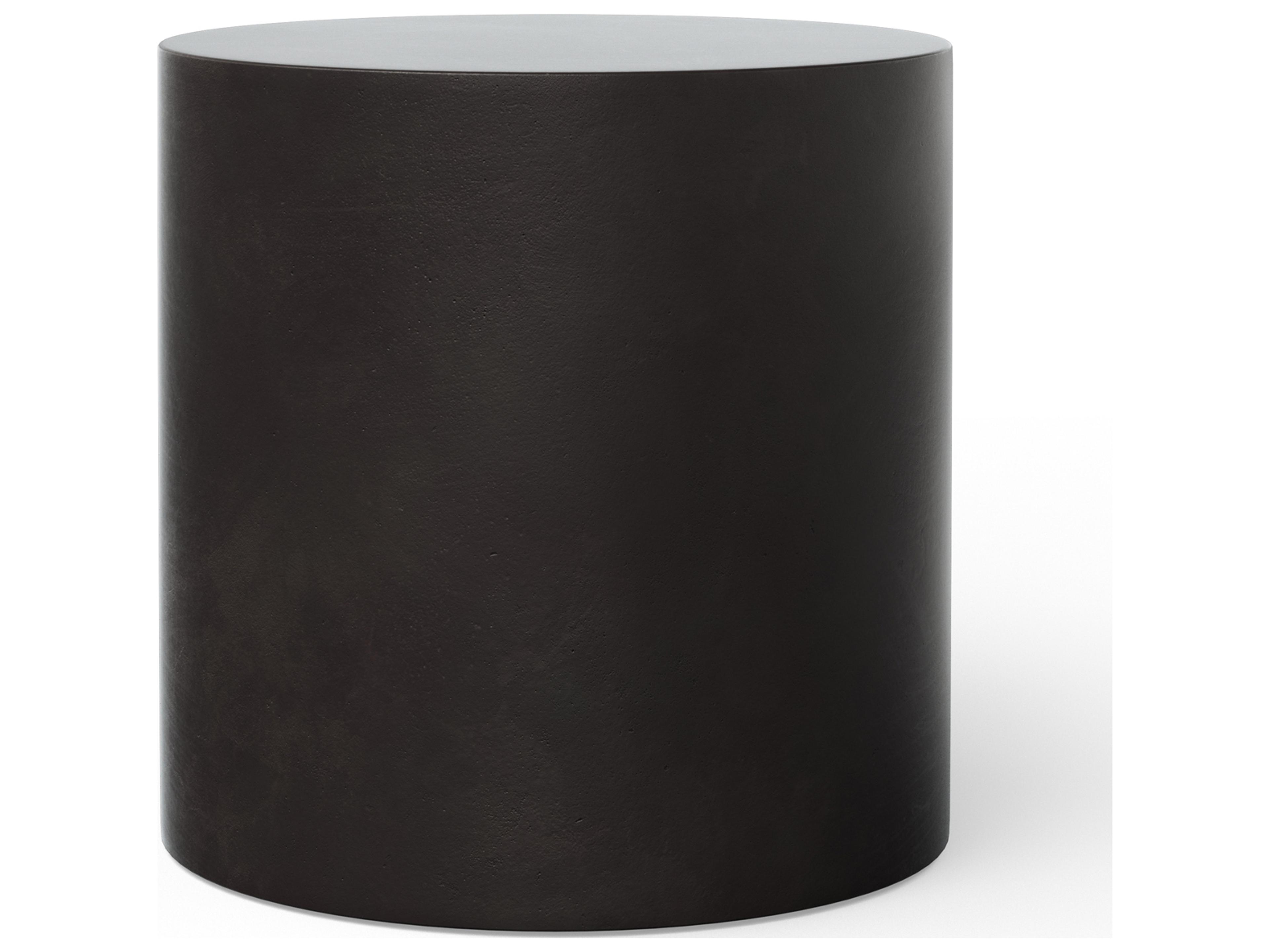 Urbia Outdoor Mixx Lava Concrete Round End Table