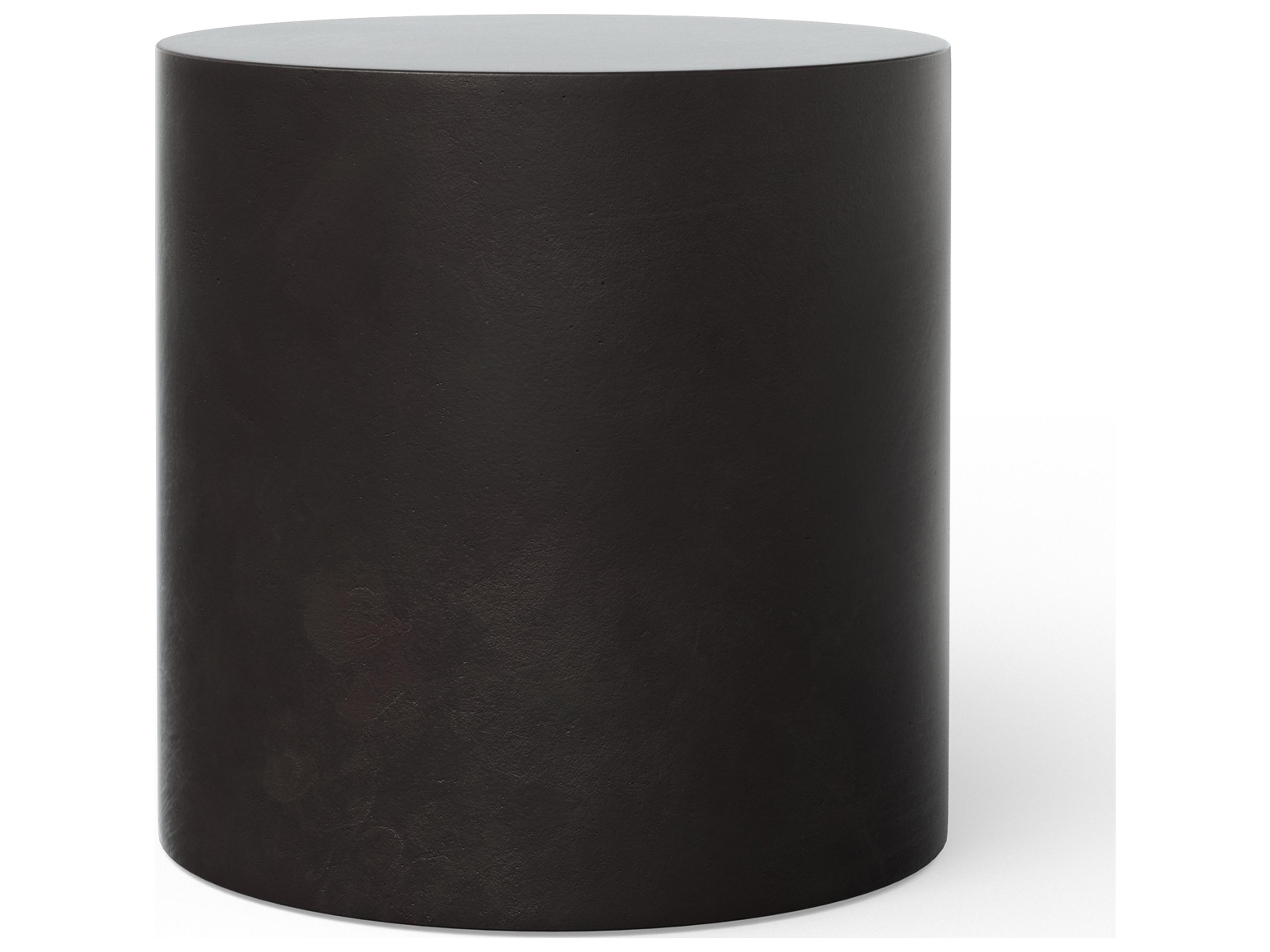 Urbia Outdoor Mixx Lava Concrete Round End Table