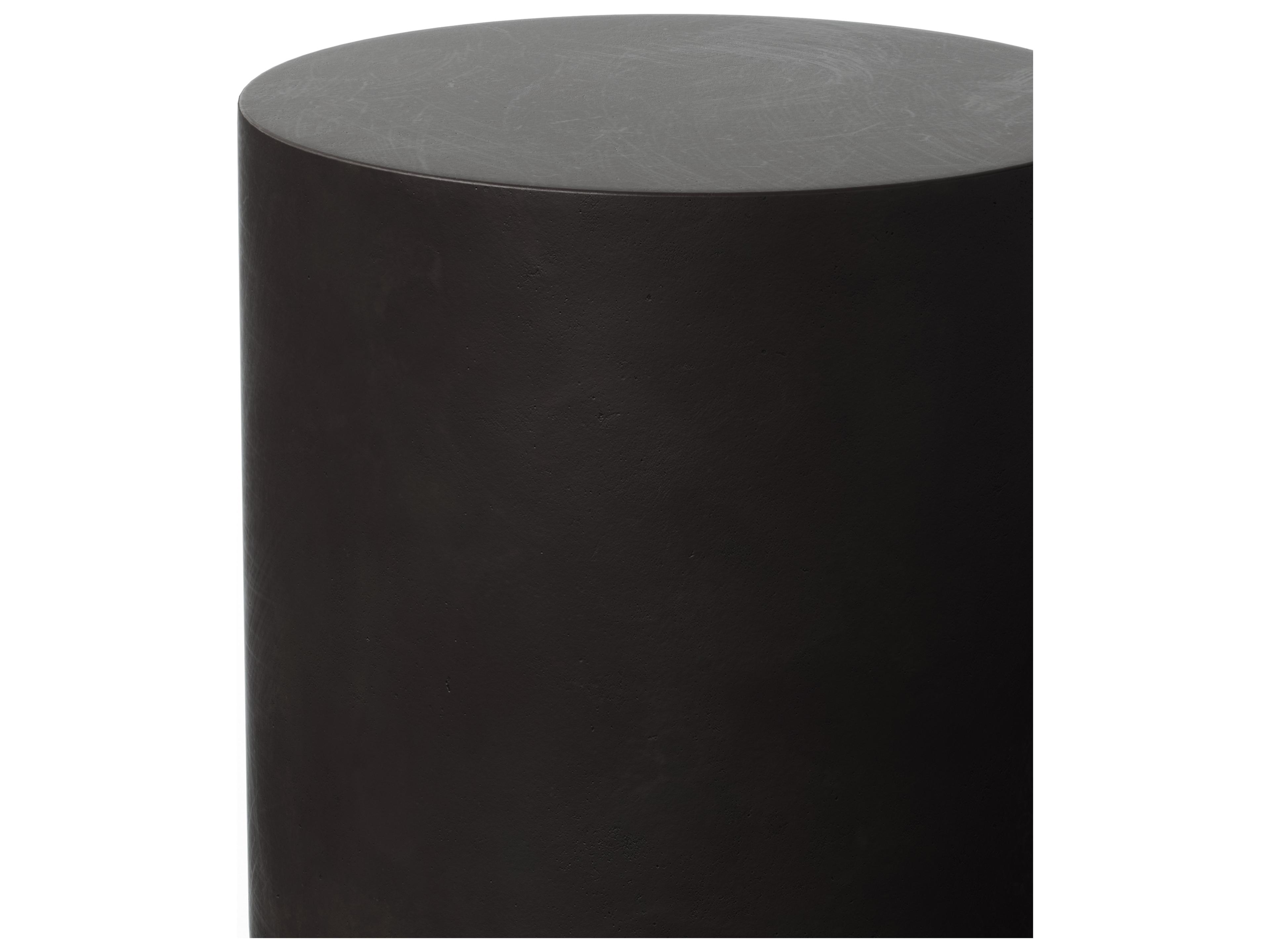 Urbia Outdoor Mixx Lava Concrete Round End Table