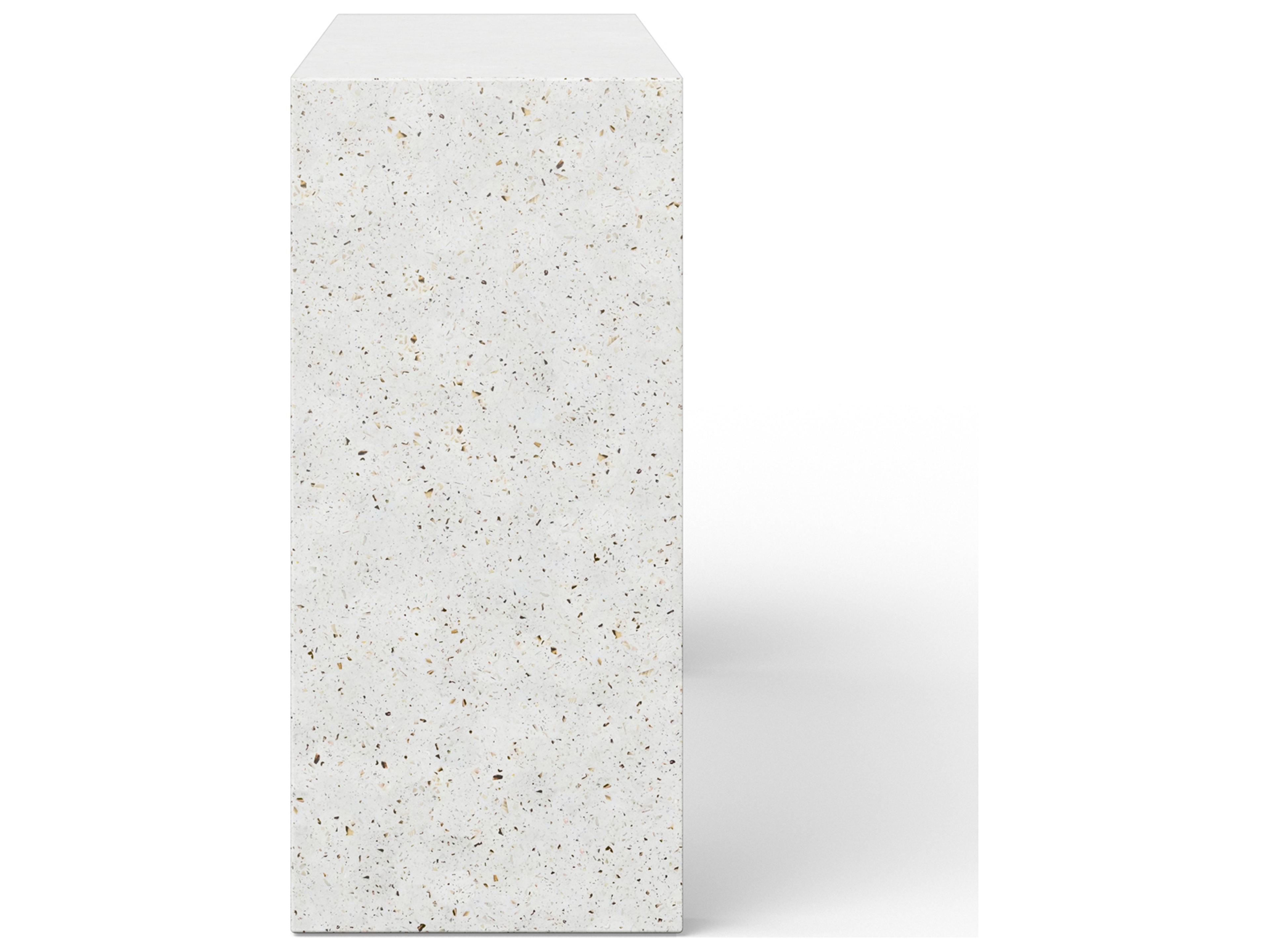 Urbia Outdoor Mixx Ivory Terrazzo Concrete Rectangular Console Table