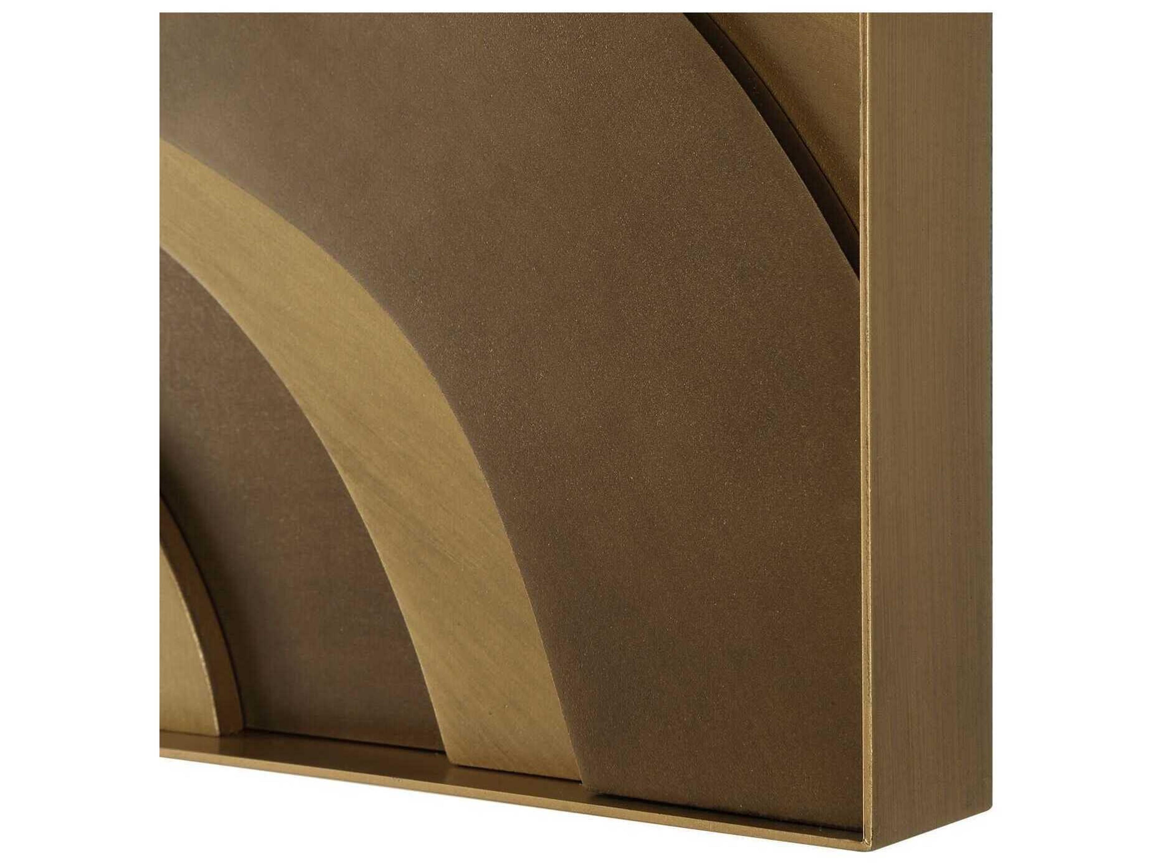 Uttermost Golden Terrain Wooden Wall Decor Set of 2