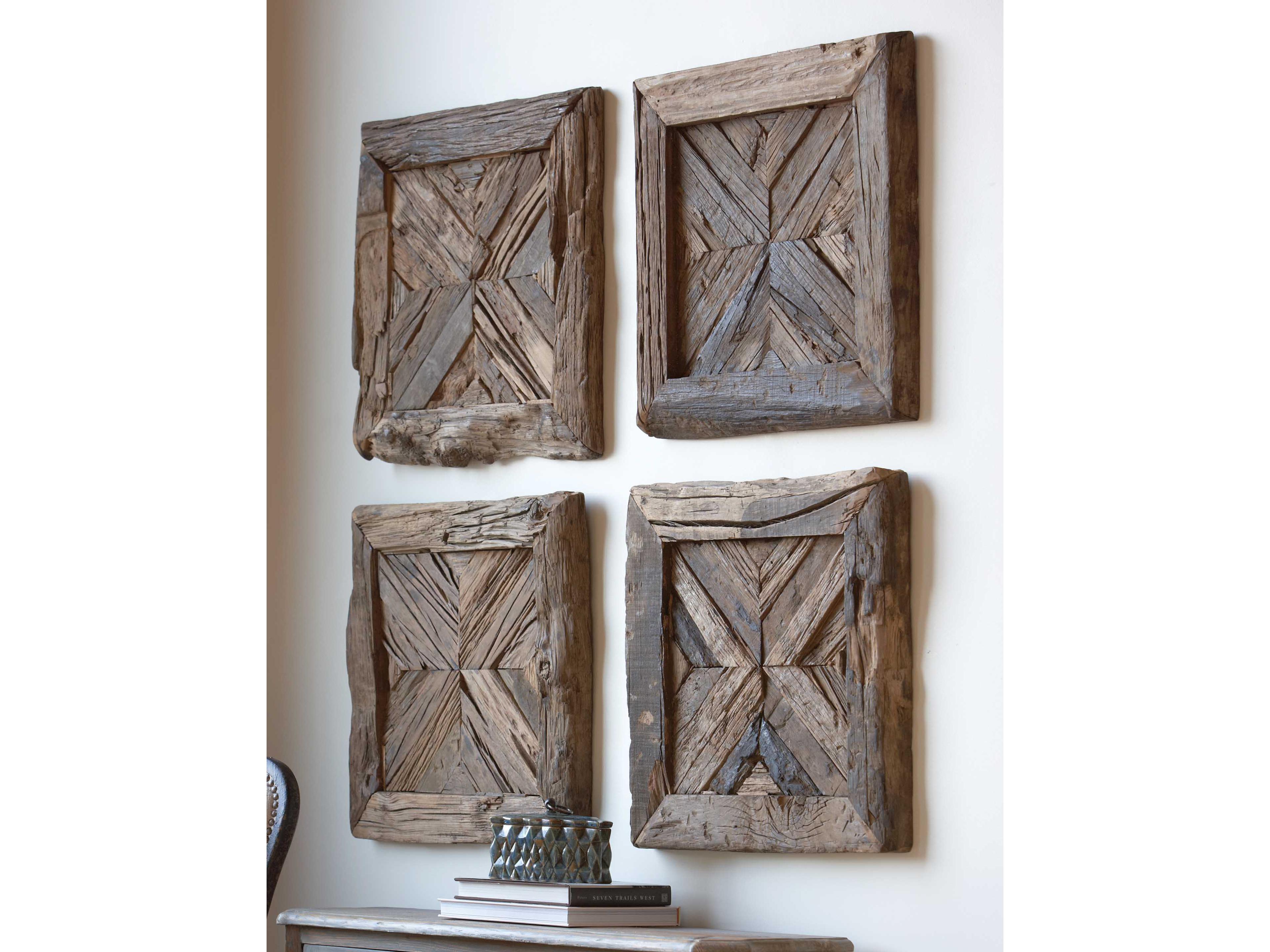 Uttermost Rennick Reclaimed Wood Wall Art