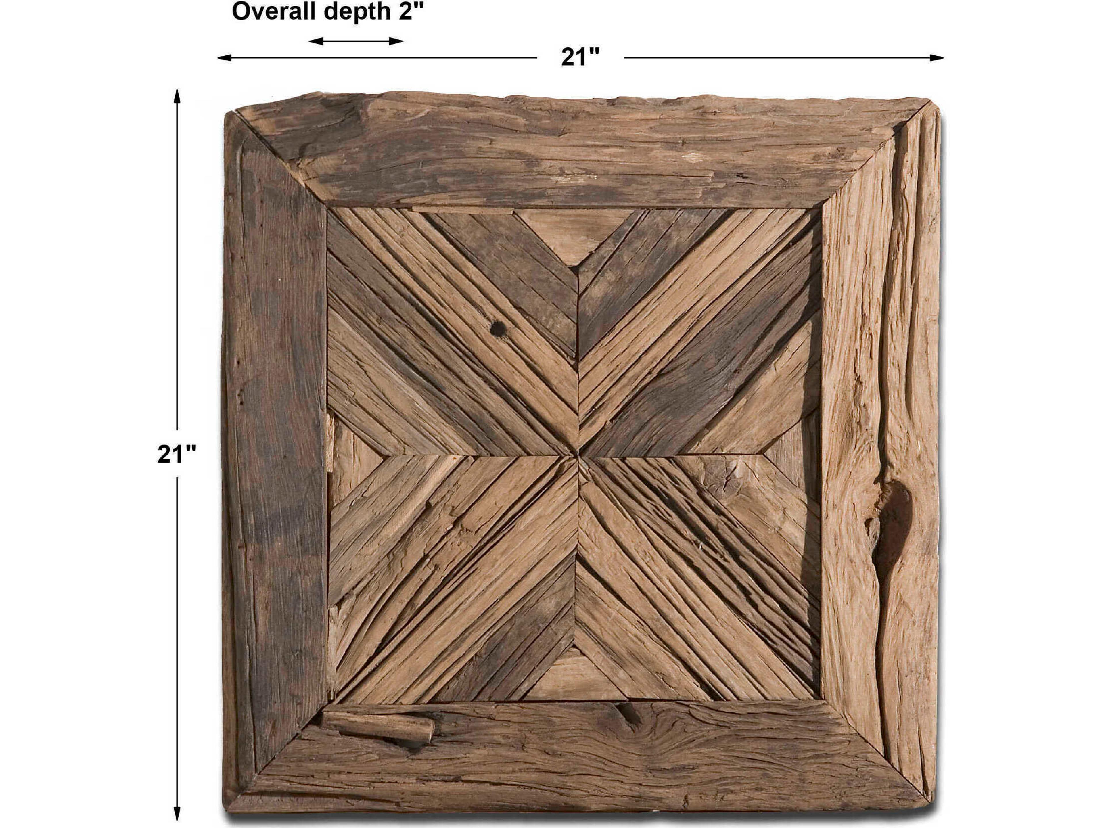 Uttermost Rennick Reclaimed Wood Wall Art