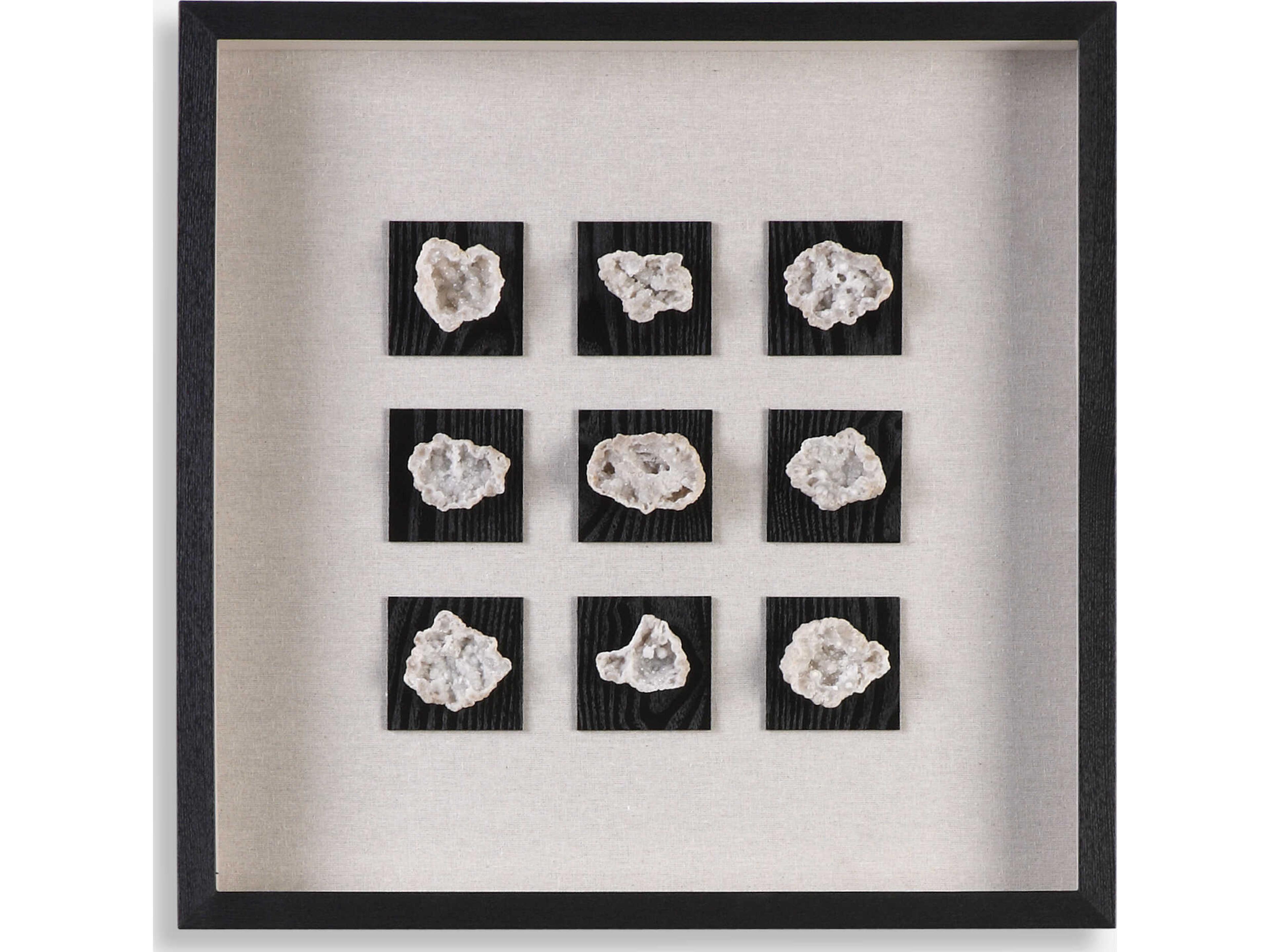 Grace Feyock Geode Linen Shadow Box