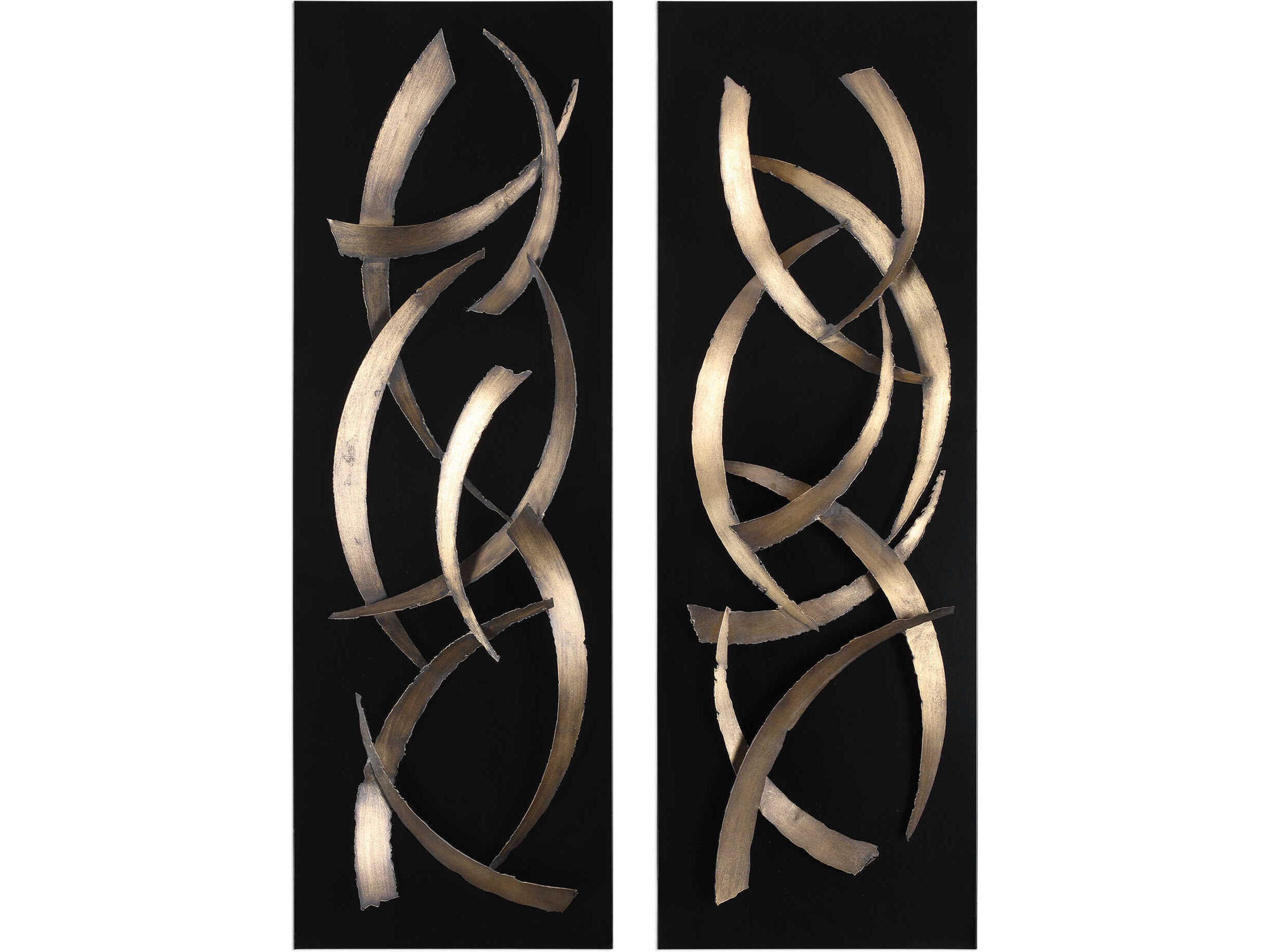 Uttermost Brushstrokes Metal Wall Art