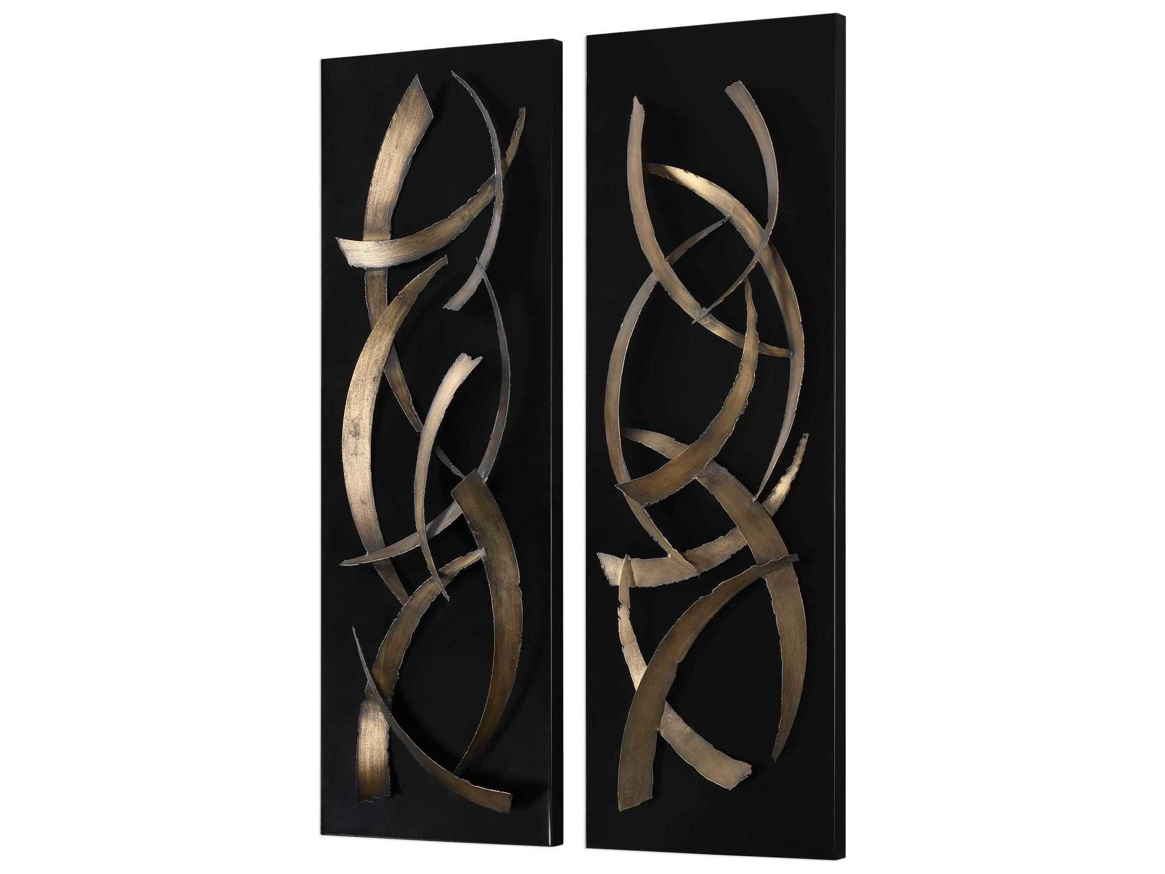 Uttermost Brushstrokes Metal Wall Art