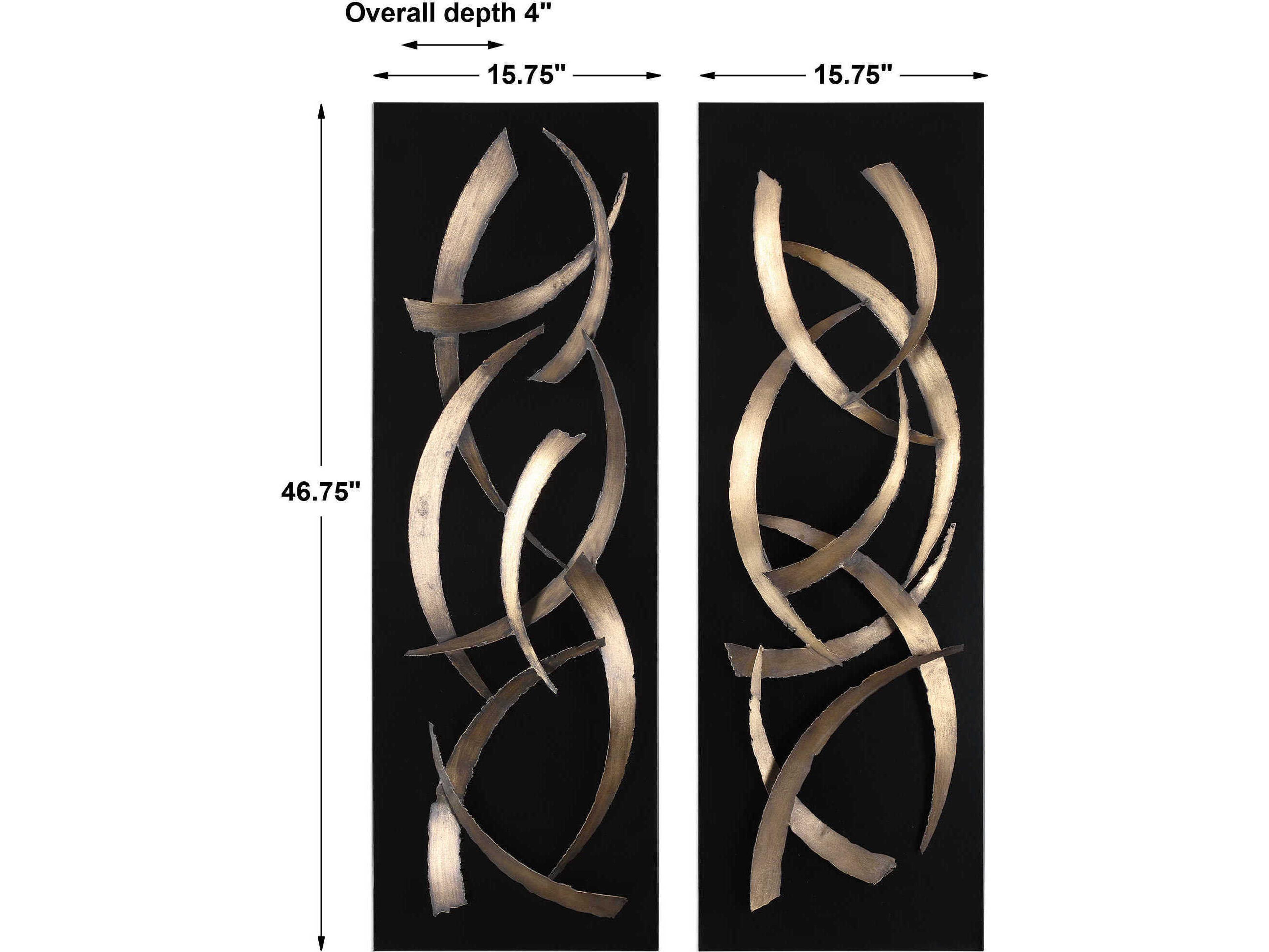 Uttermost Brushstrokes Metal Wall Art