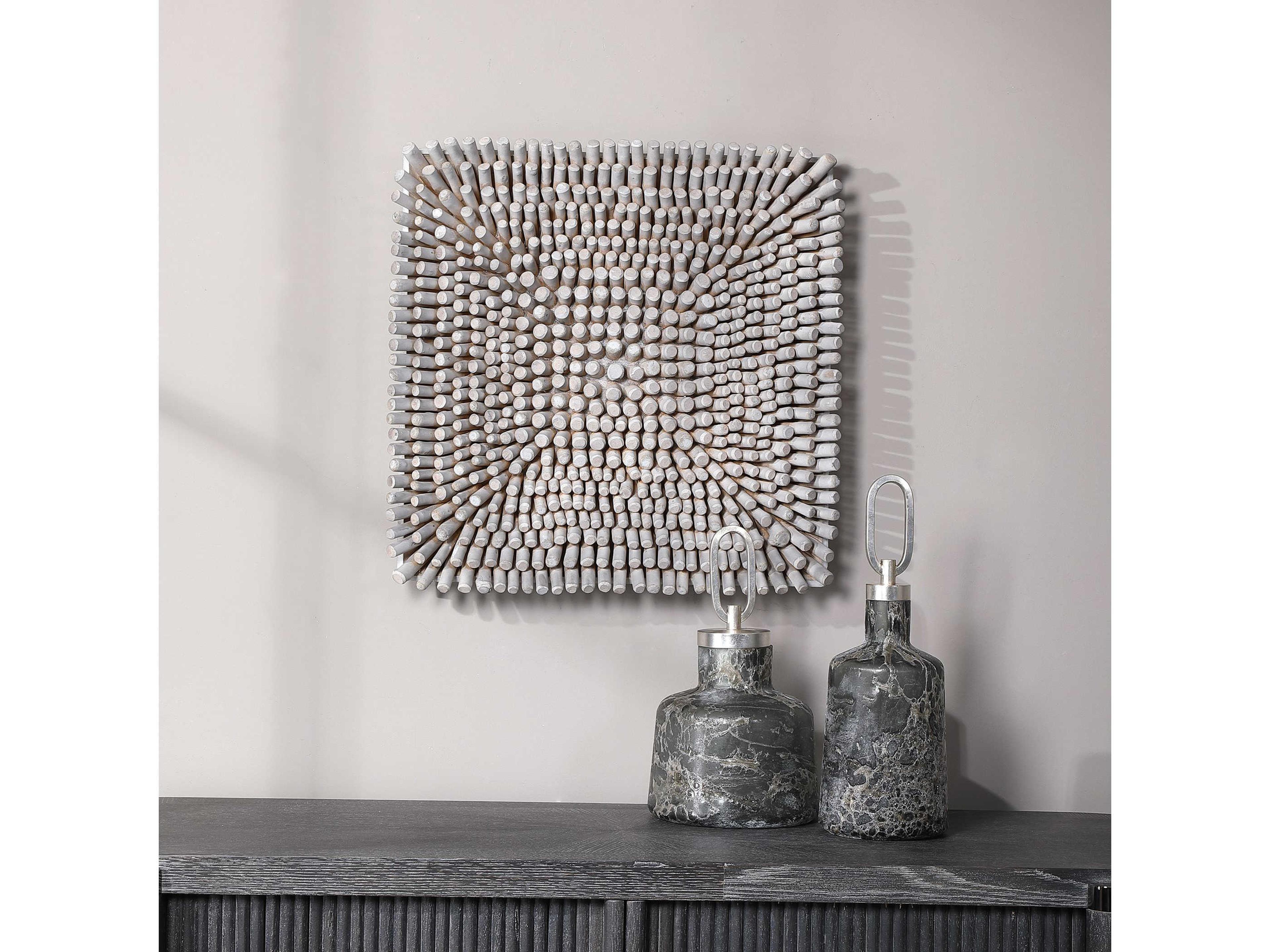 Uttermost Portside Gray Wood Wall Art