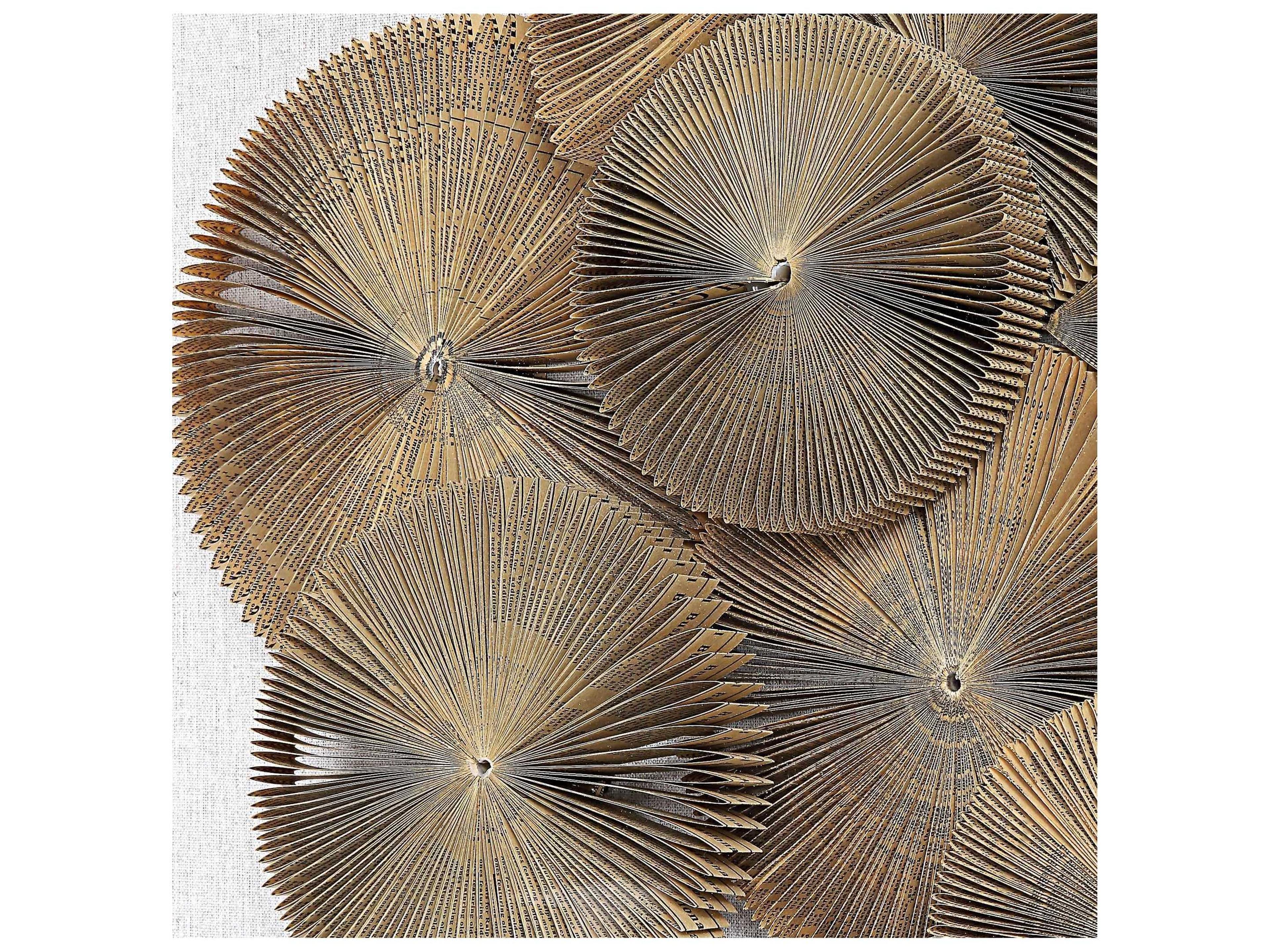 Uttermost The Times Dark Walnut Shadow Box Wall Art