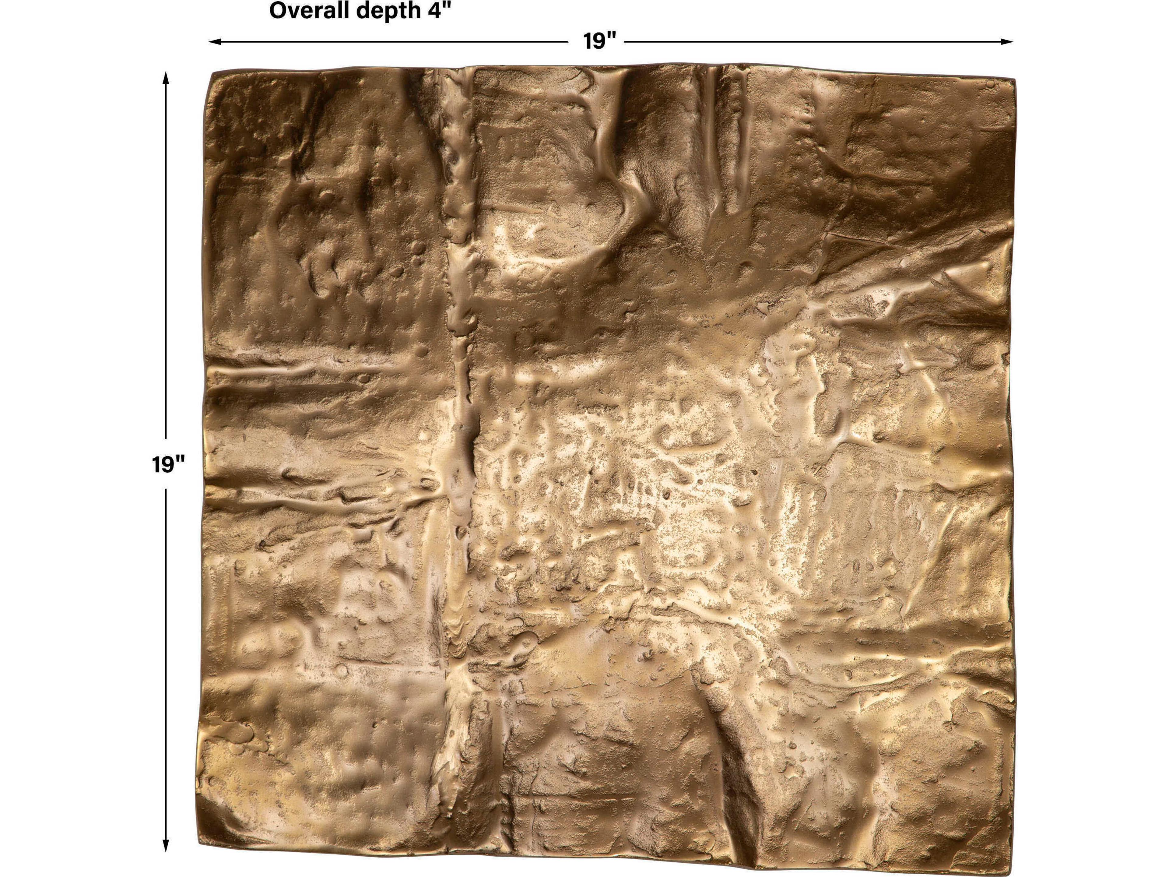 Uttermost Archive Brass Metal Wall Decor