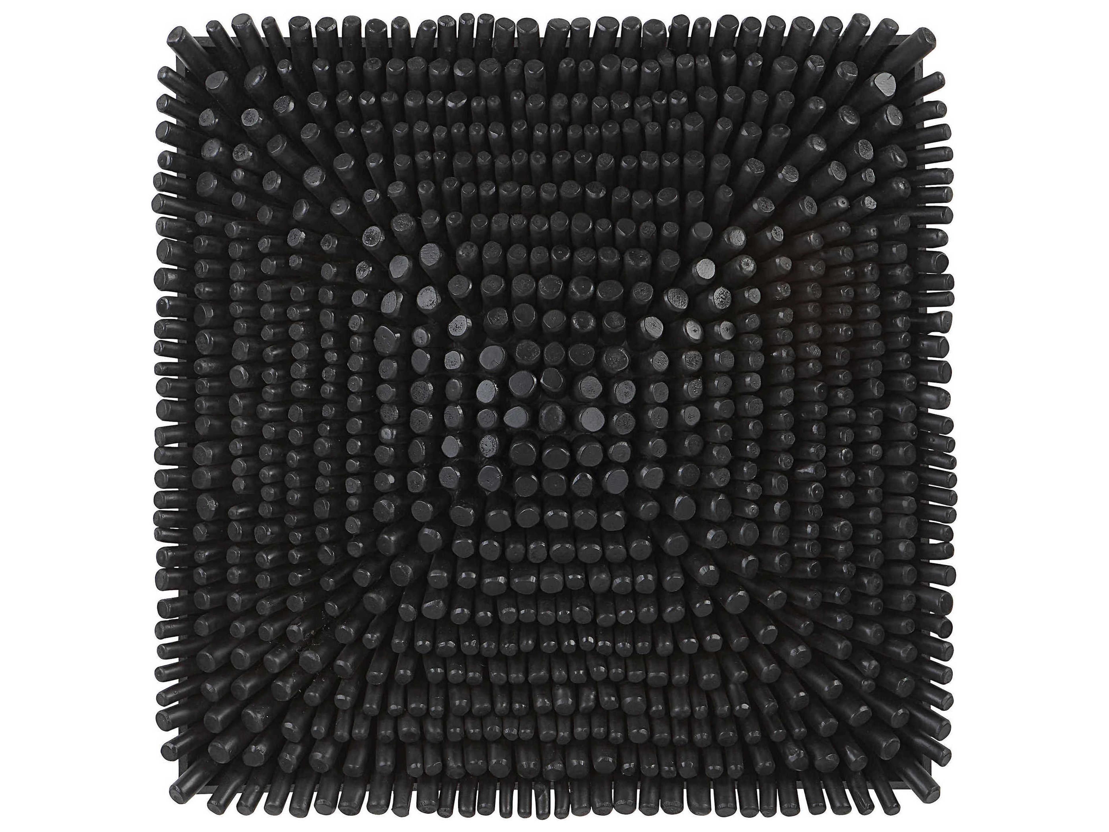 Portside Satin Black Wood Wall Panel