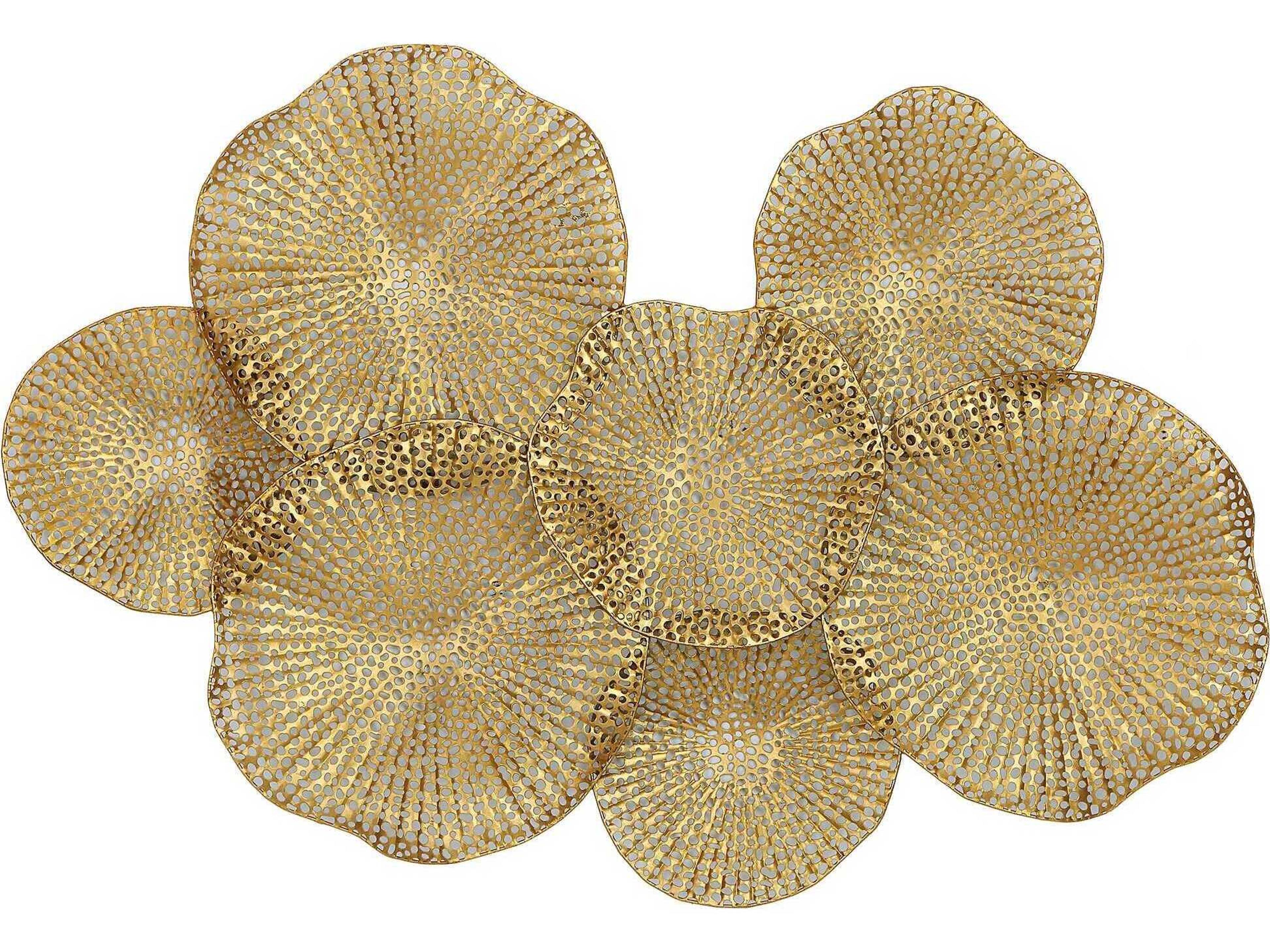 Ripley Antiqued Gold Metal Wall Art