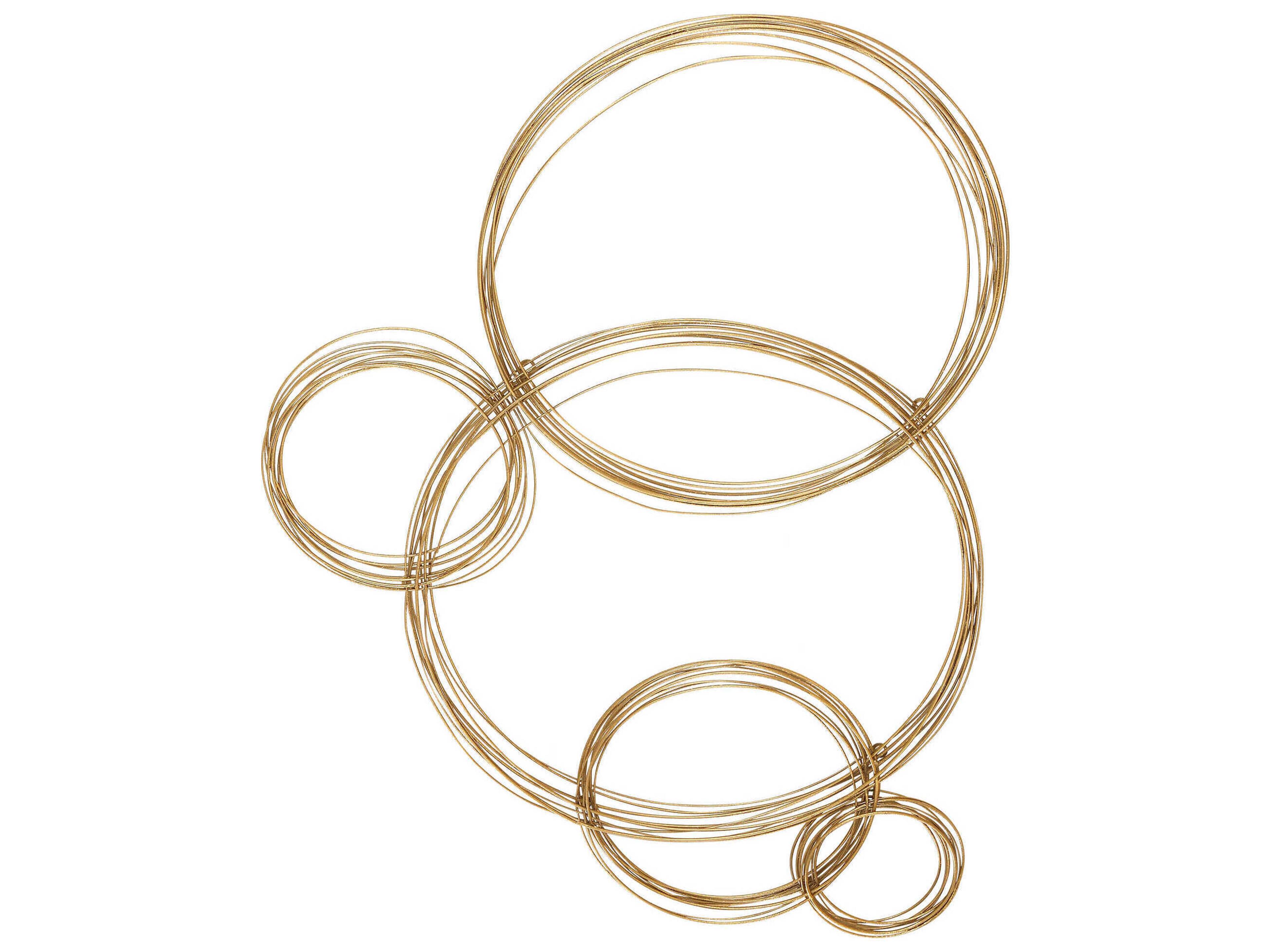 Uttermost Golden Bubbles Metal Wall Decor