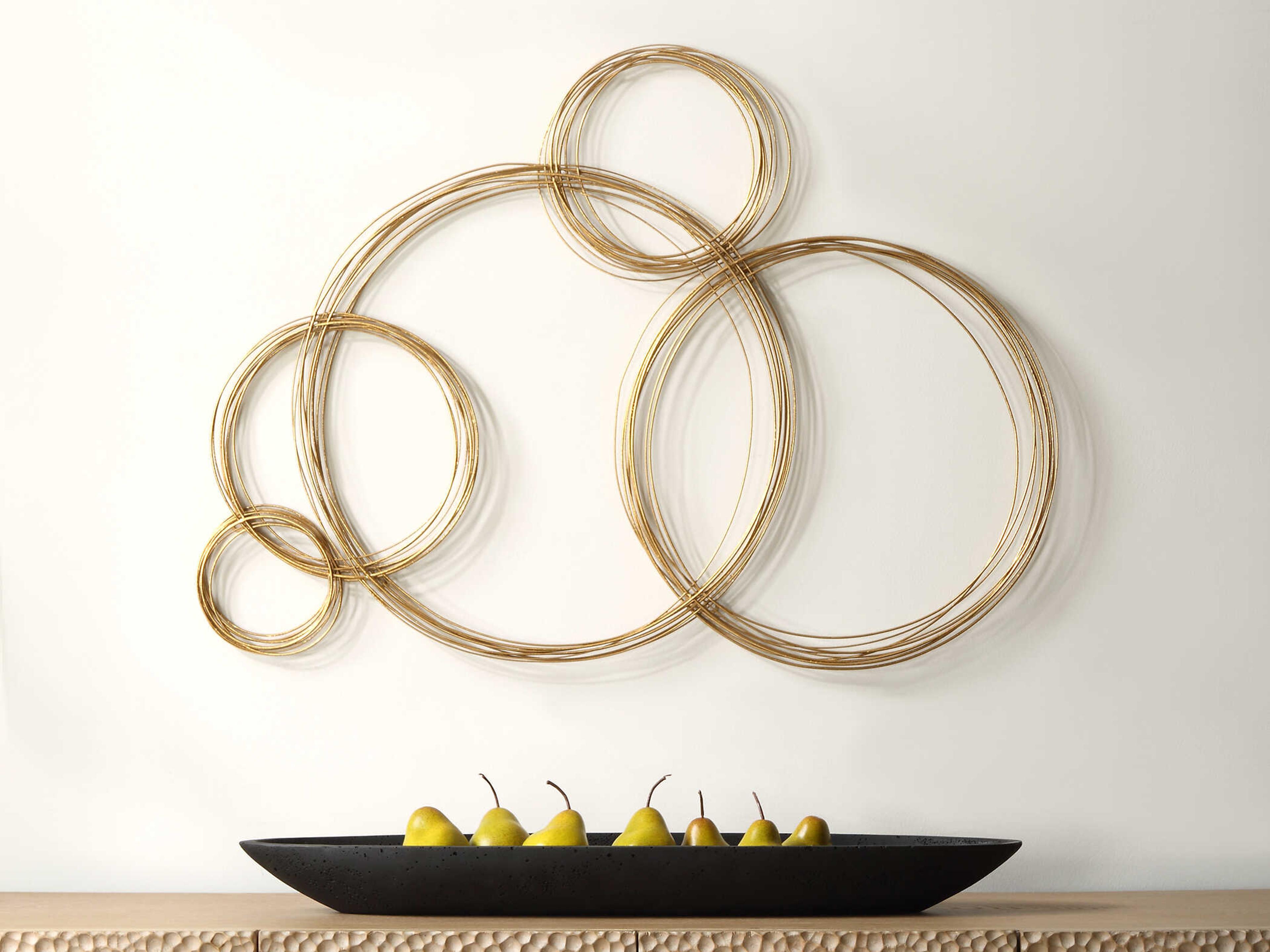 Uttermost Golden Bubbles Metal Wall Decor