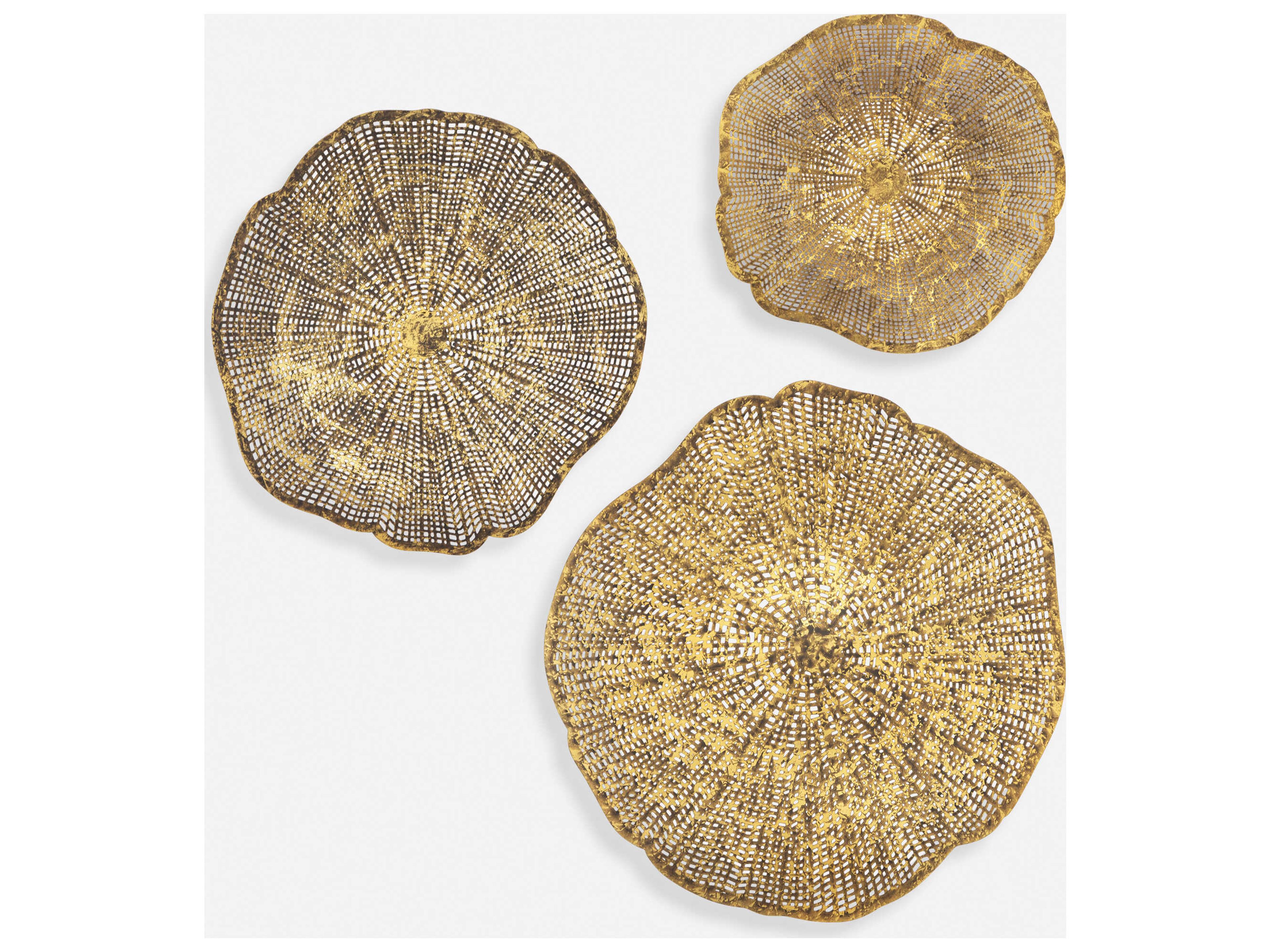 Uttermost Radiance Gold Metal Wall Decor (Set of 3)