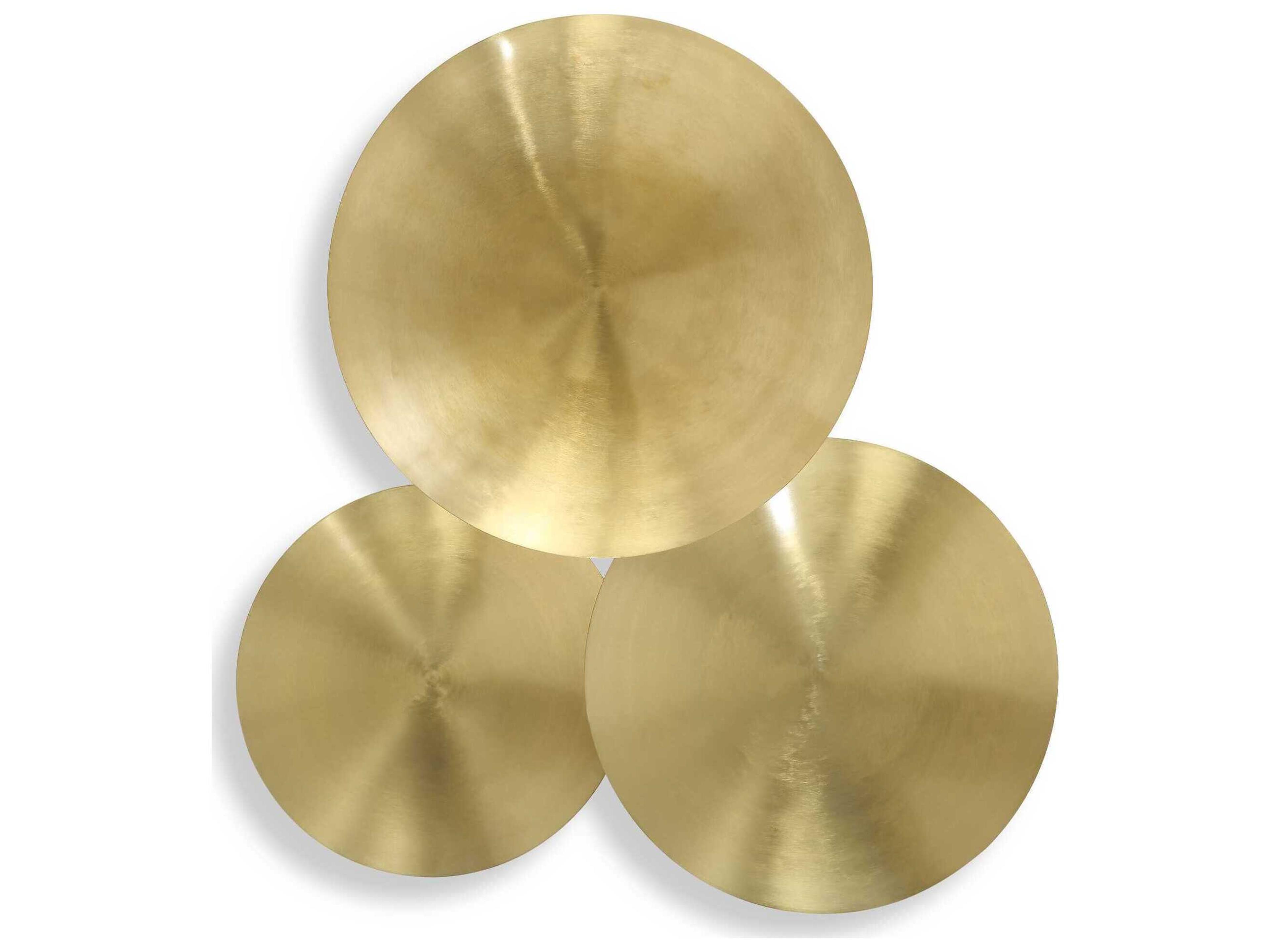 Uttermost Cymbalic Round Brass Wall Art Set of 3