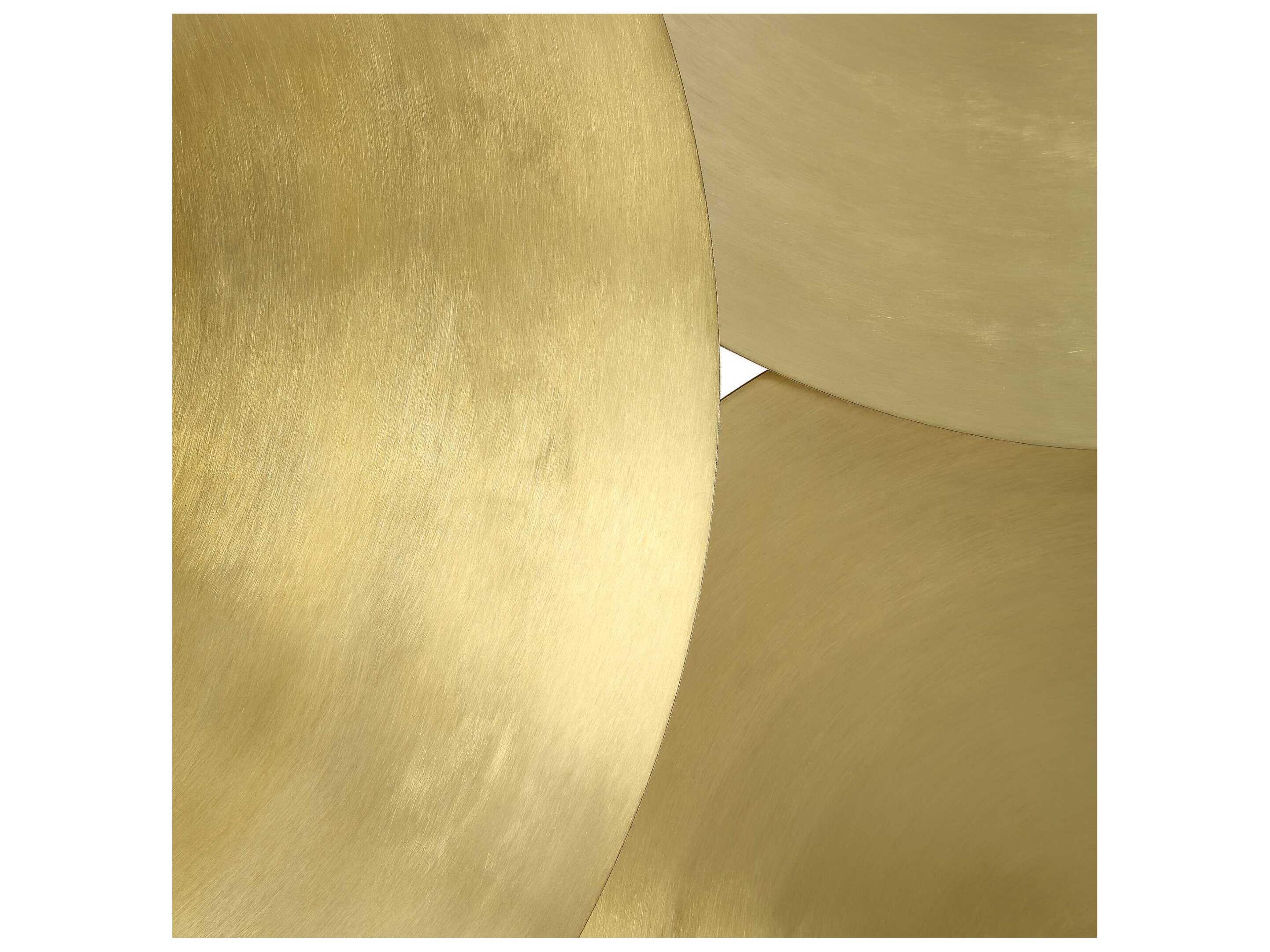 Uttermost Cymbalic Round Brass Wall Art Set of 3