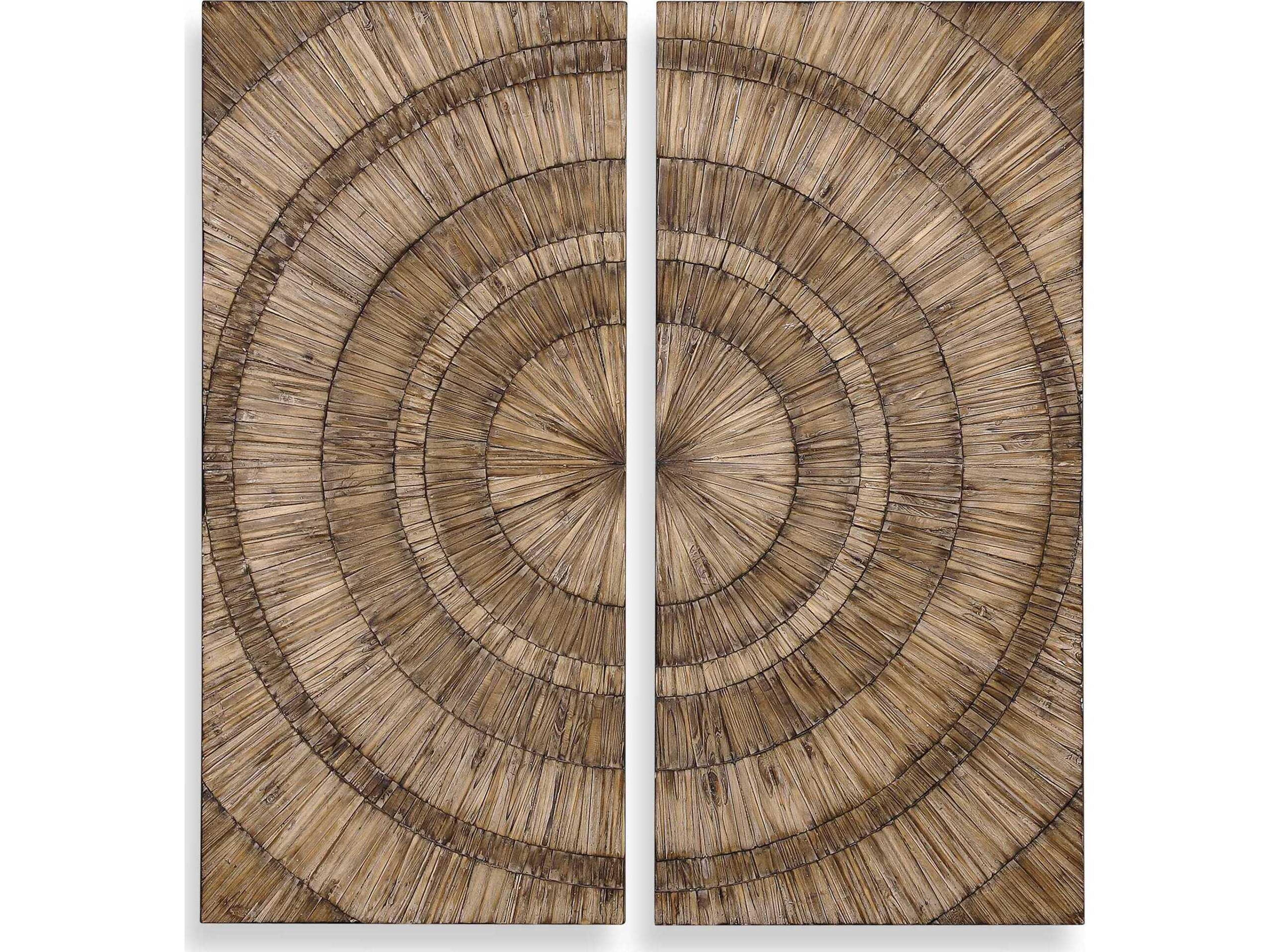 Lanciano Wood Wall Art Set of 2