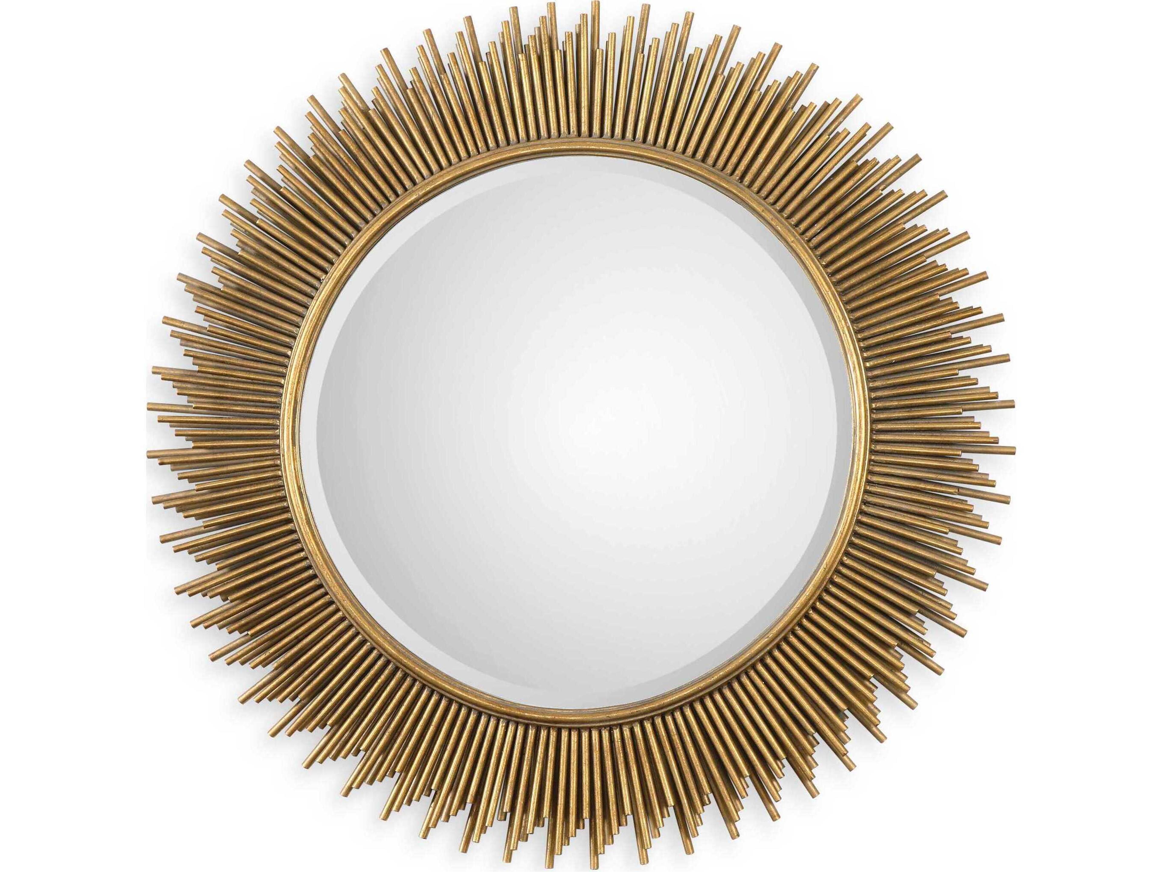 Uttermost Marlo Round Gold Wall Mirror