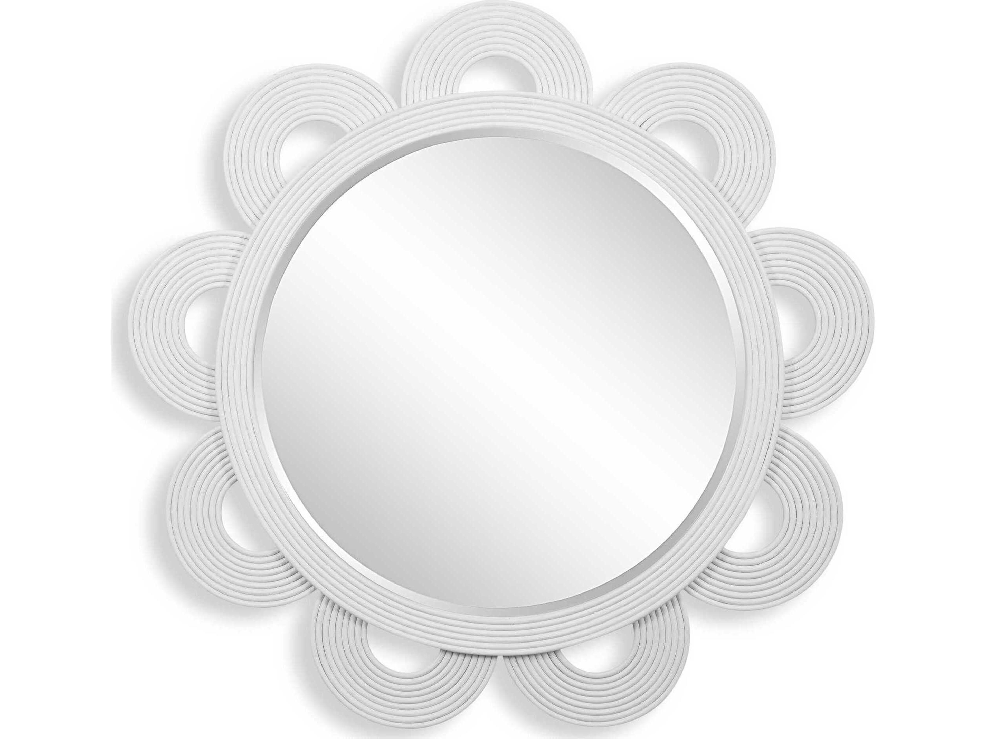 Uttermost Clematis Round Wall Mirror