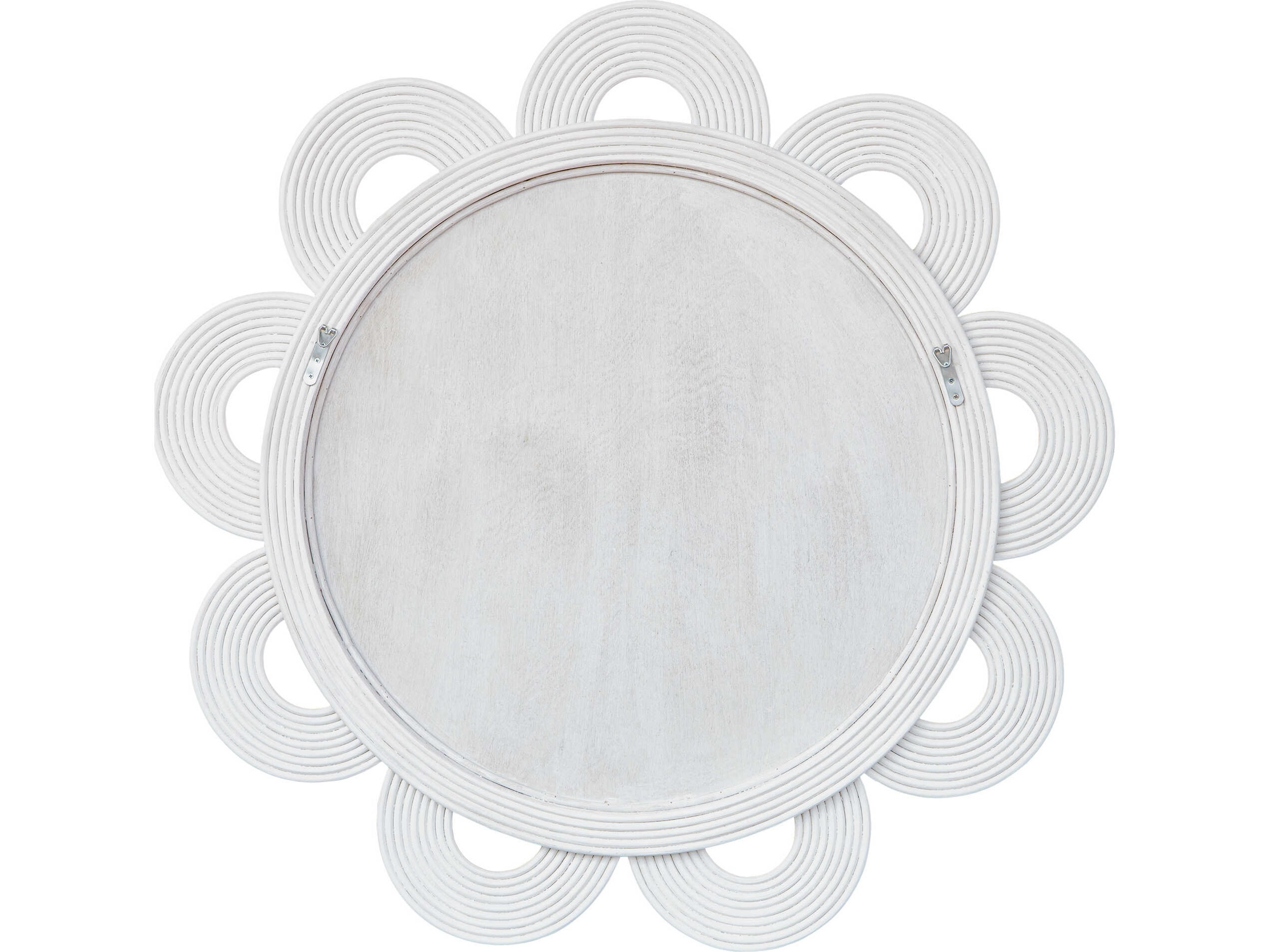 Uttermost Clematis Round Wall Mirror