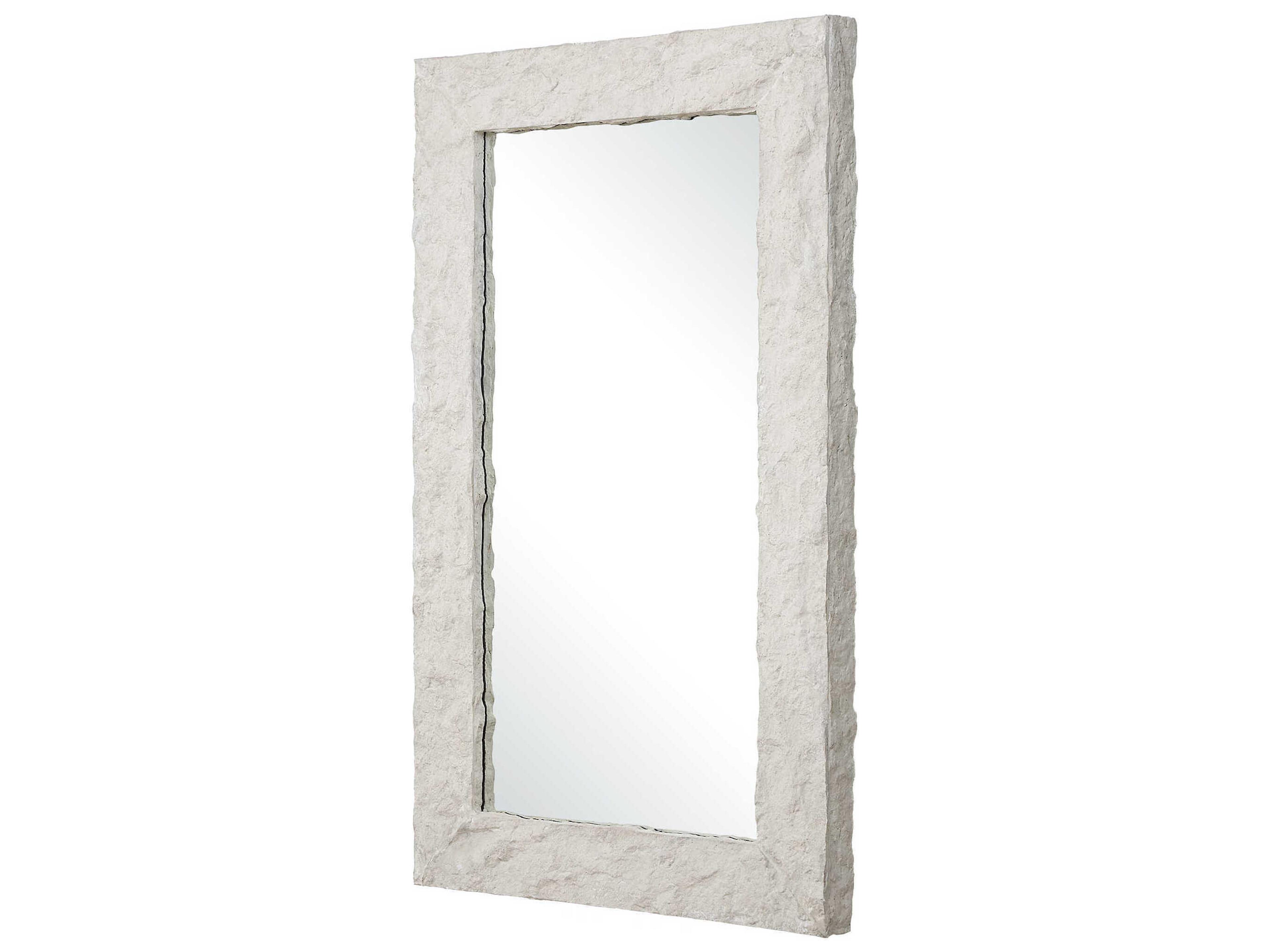 Uttermost Quarry Aged Ivory Rectangular Wall Mirror