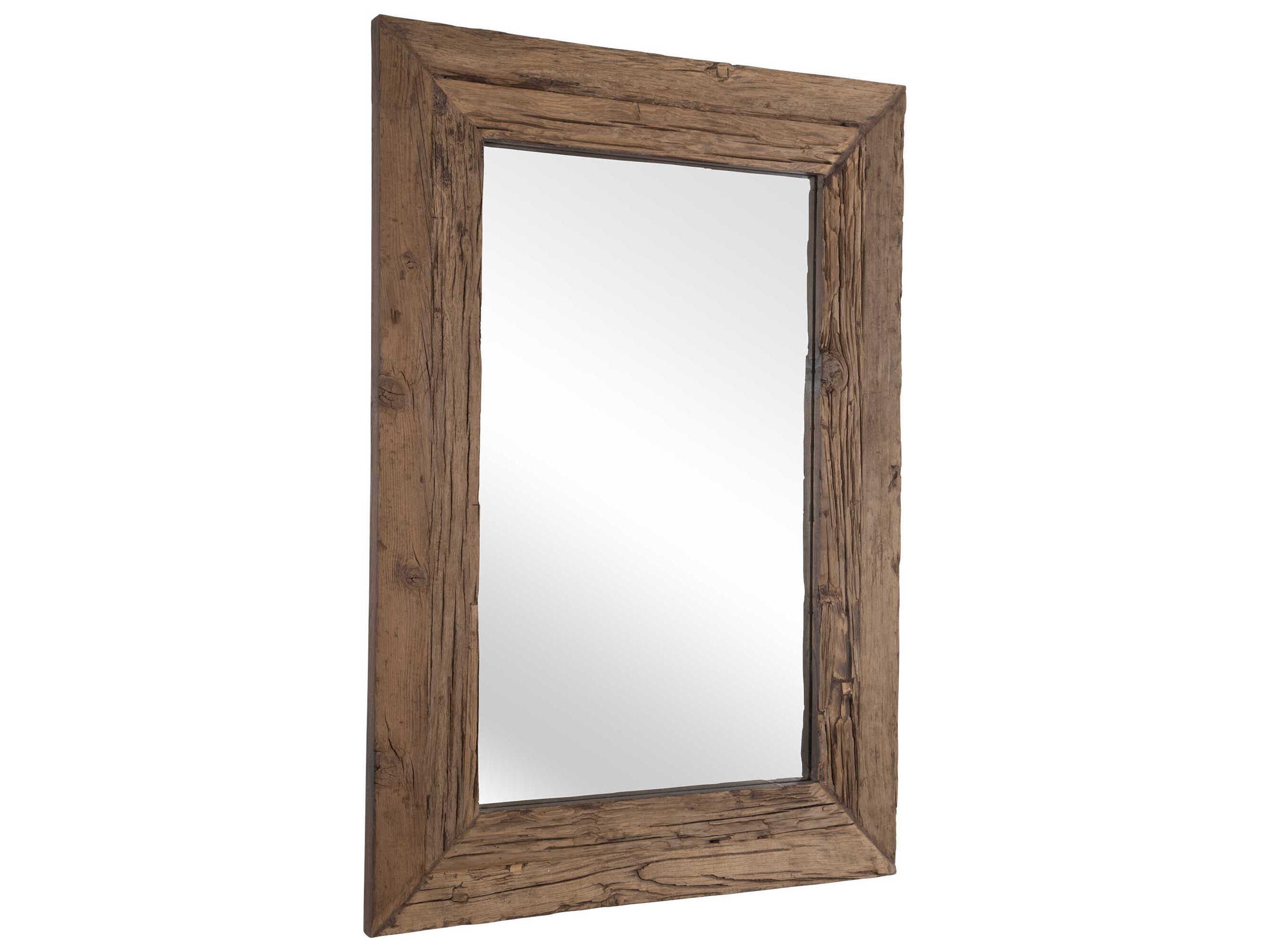 Uttermost Rennick Rustic Pine Rectangular Wall Mirror