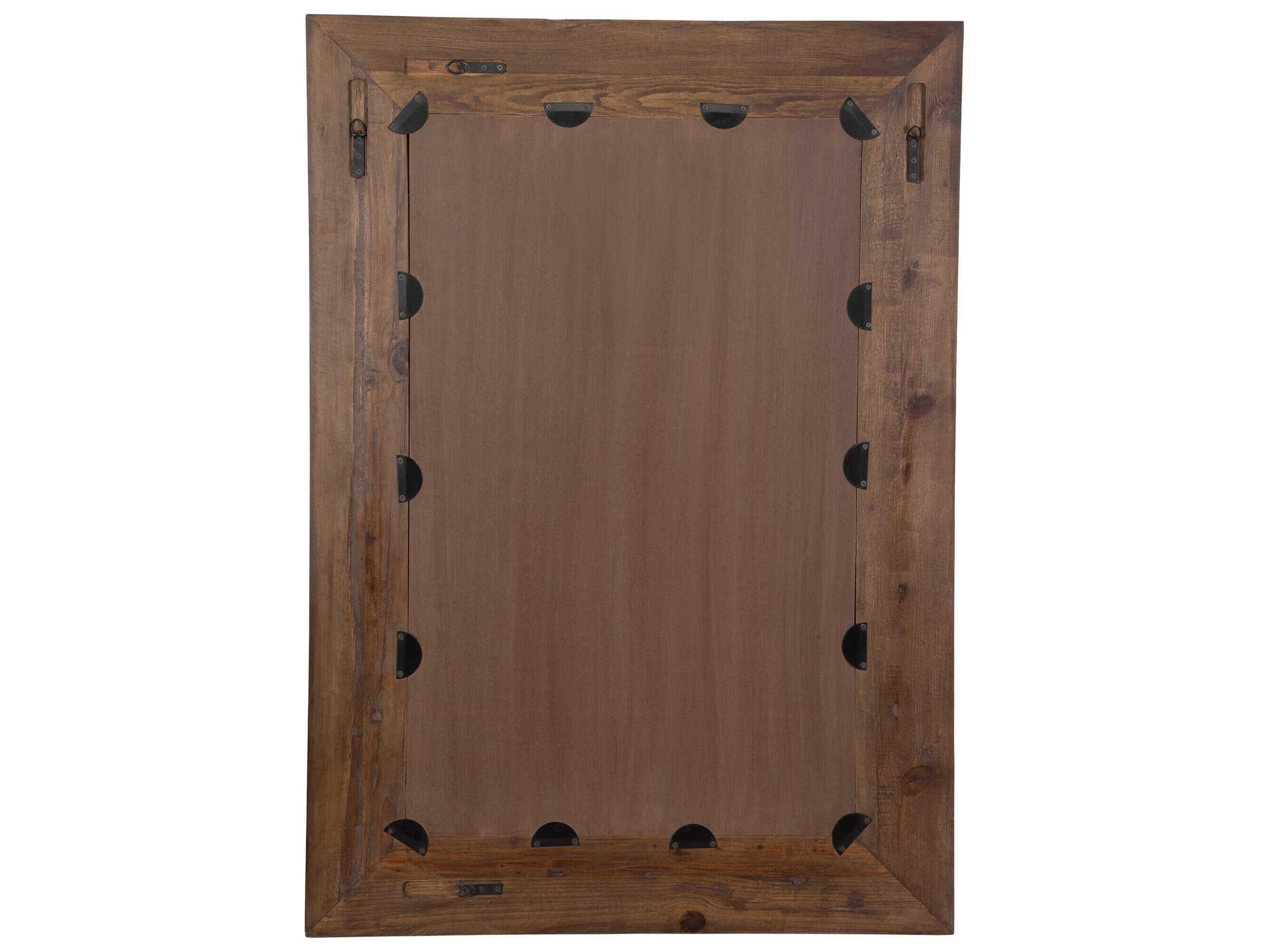 Uttermost Rennick Rustic Pine Rectangular Wall Mirror