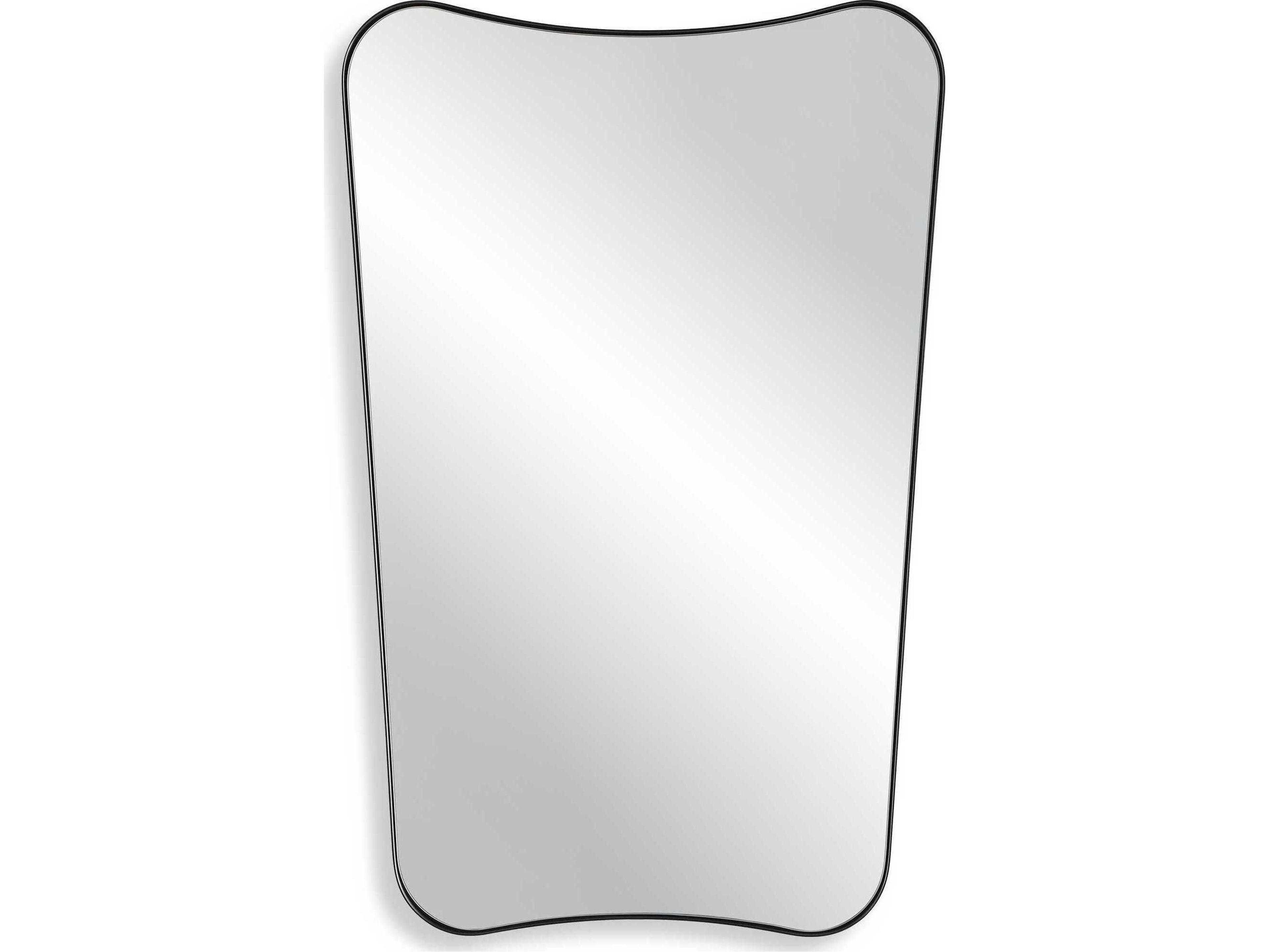 Belvoir Satin Black Wall Mirror