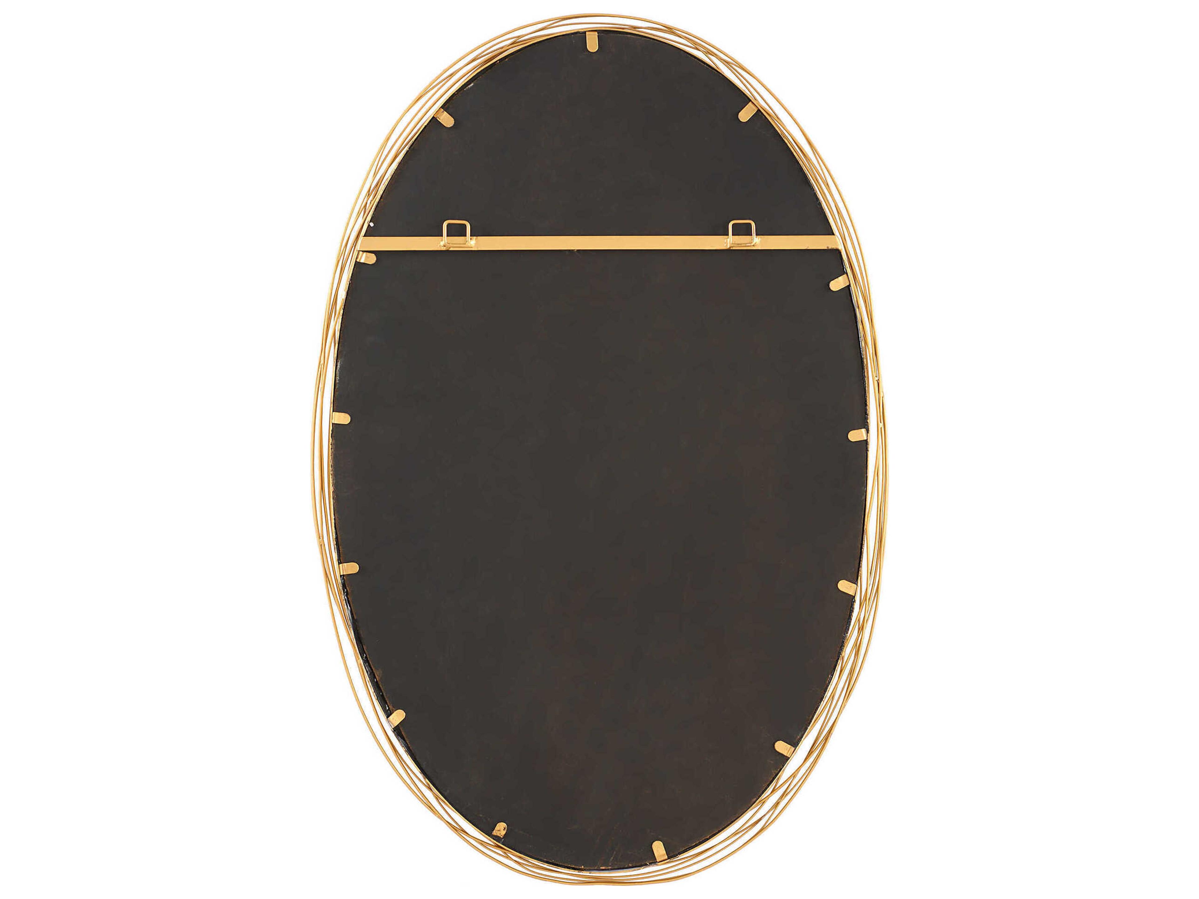 Uttermost Gillian Brushed Gold Oval Wall Mirror