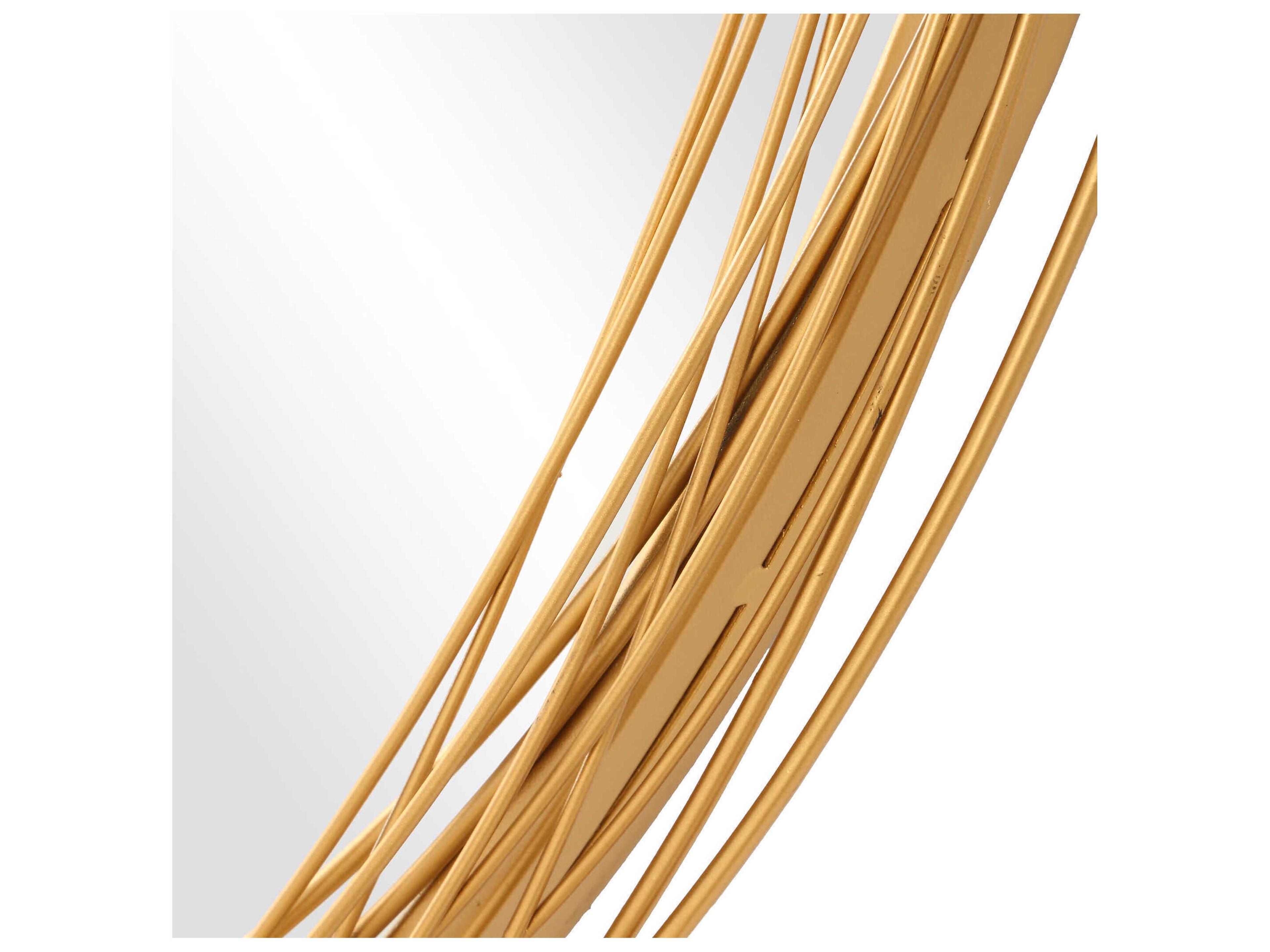 Uttermost Gillian Brushed Gold Oval Wall Mirror