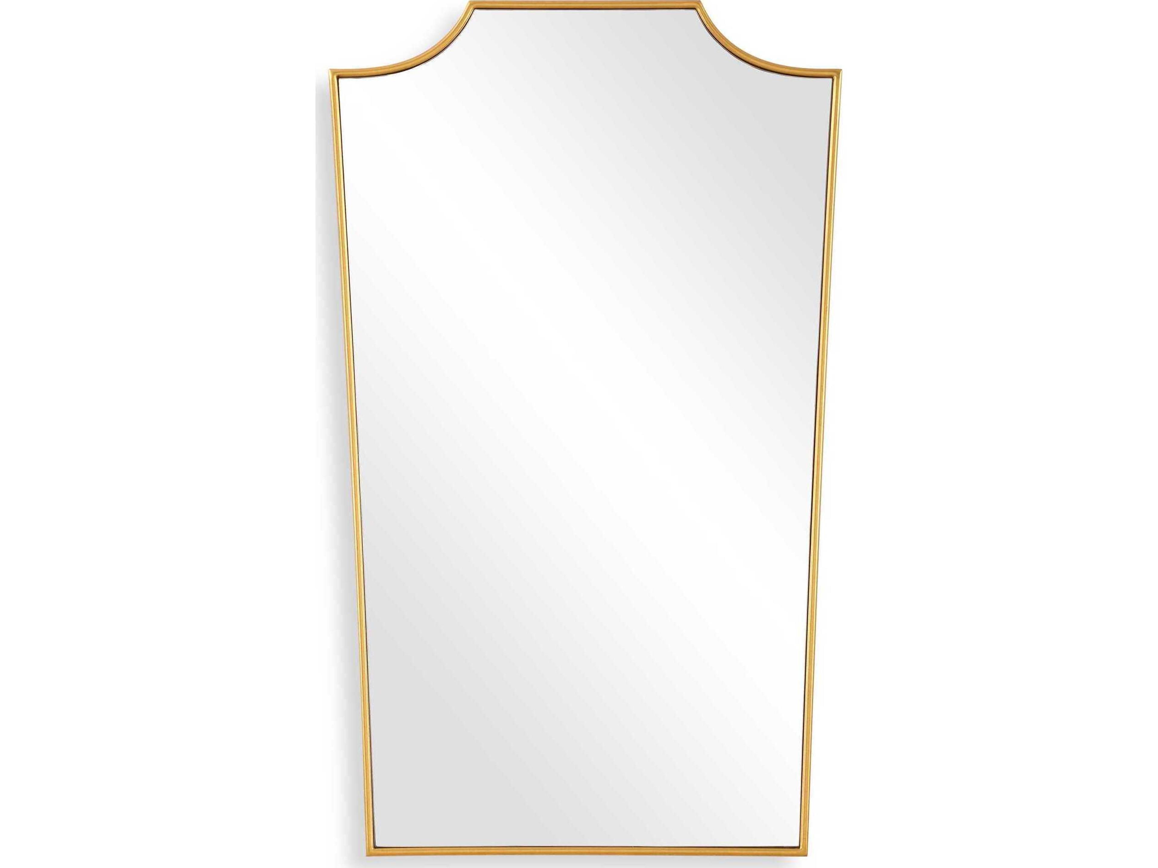 Uttermost Demure Antiqued Gold Leaf Wall Mirror