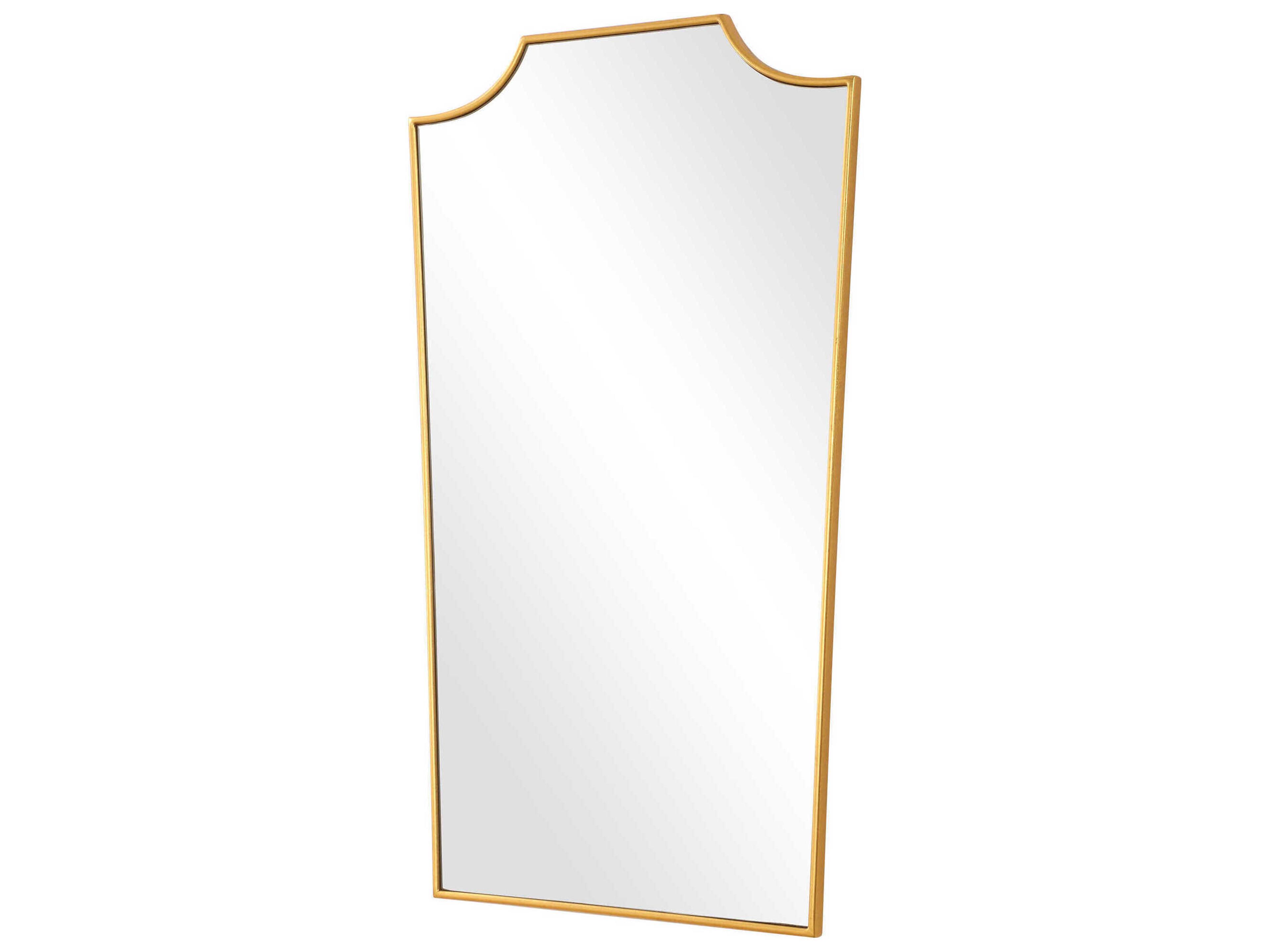 Uttermost Demure Antiqued Gold Leaf Wall Mirror