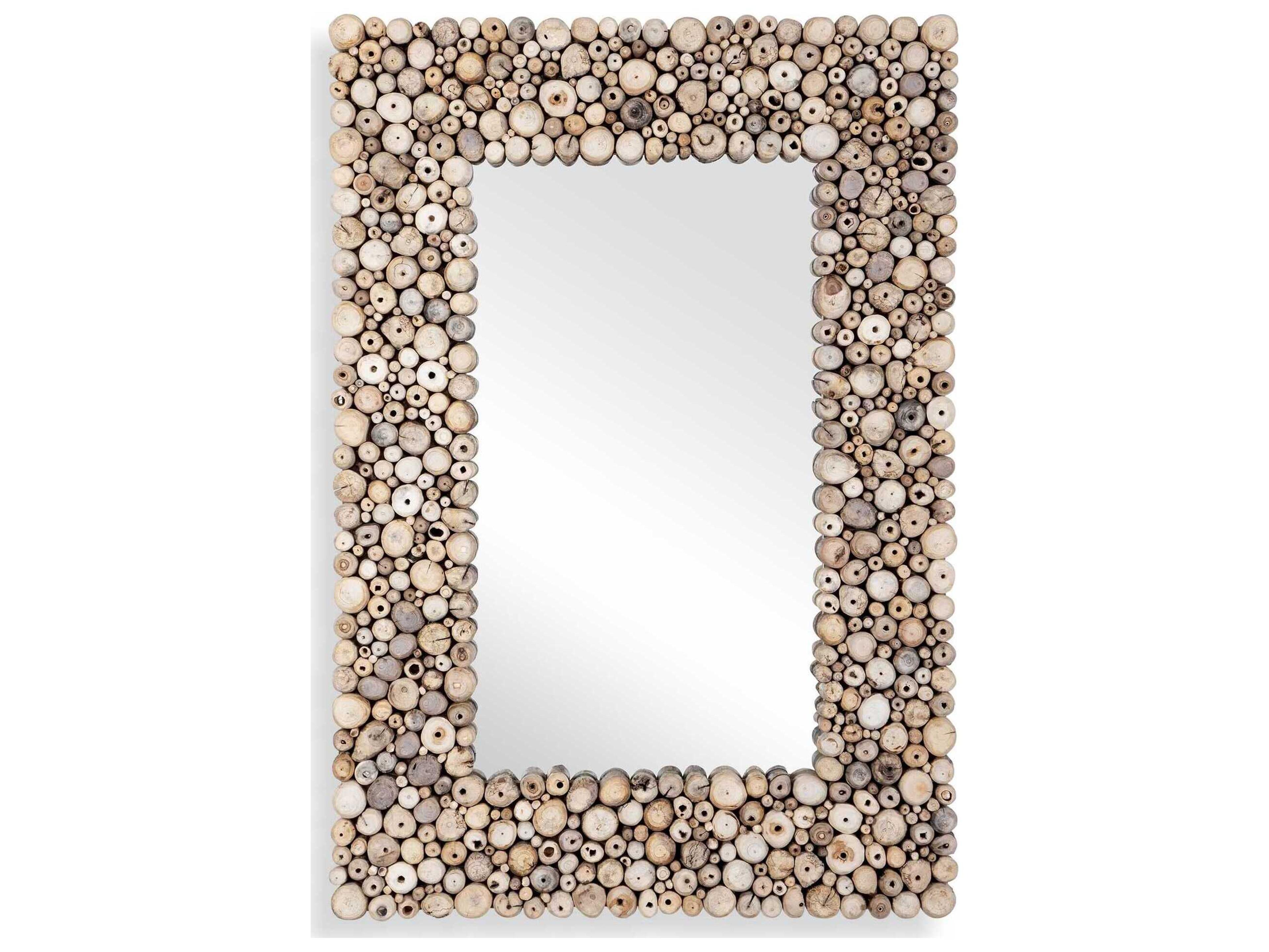 Timberwood Brown Rectangular Wall Mirror