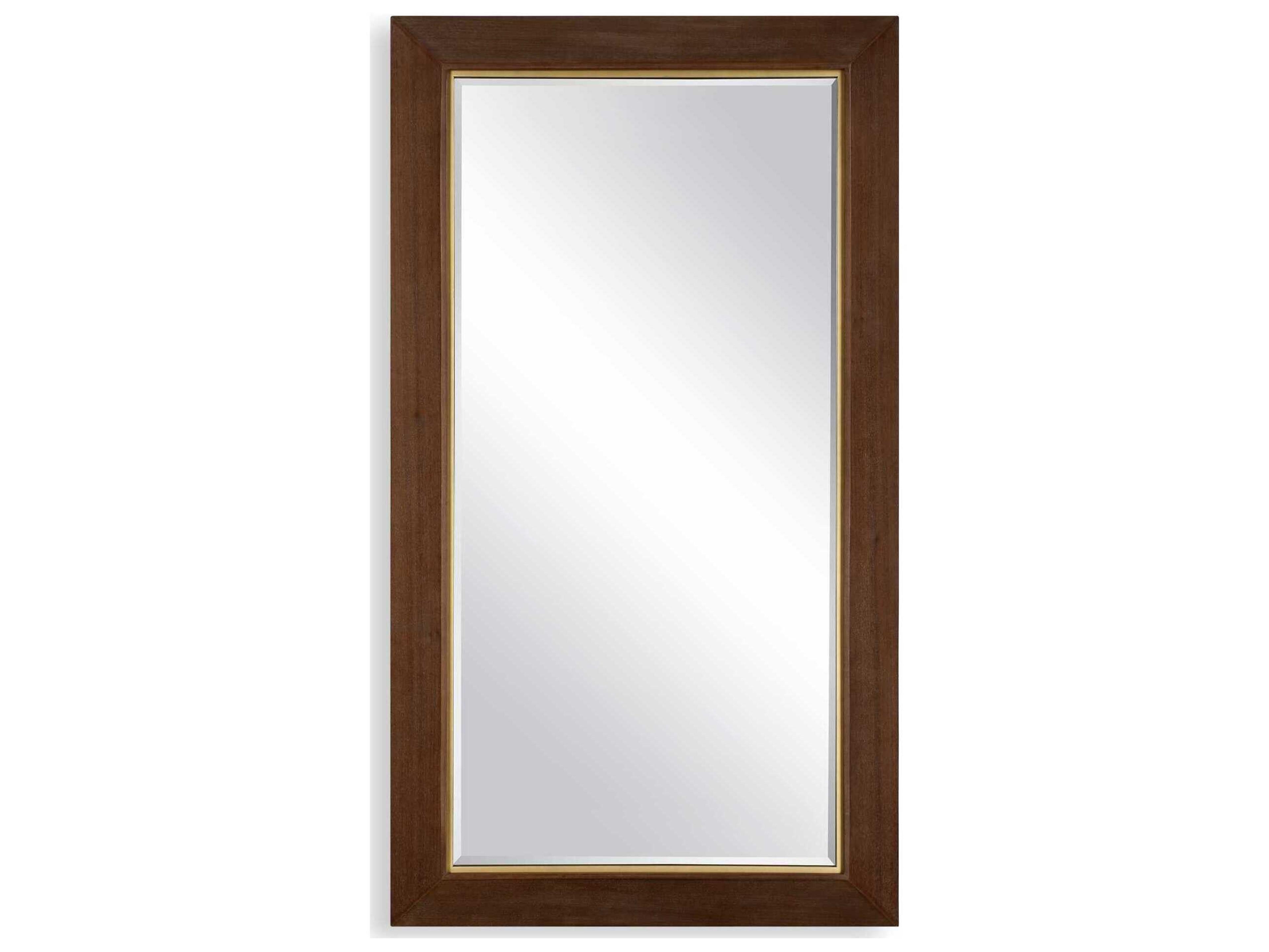 Uttermost Matheson Natural Brushed Gold Rectangular Wall Mirror