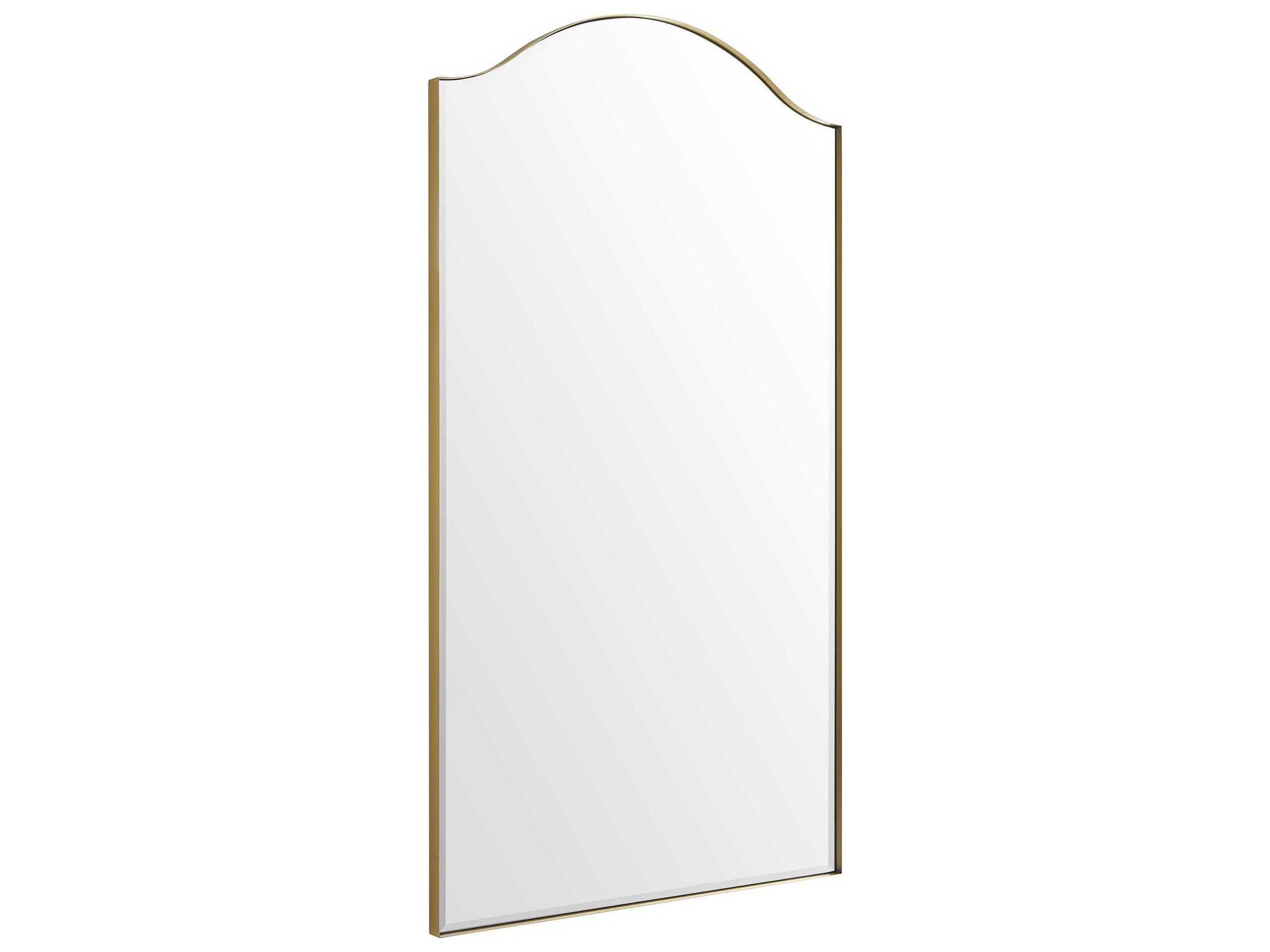 Uttermost Mallorca Brushed Brass Arch Wall Mirror
