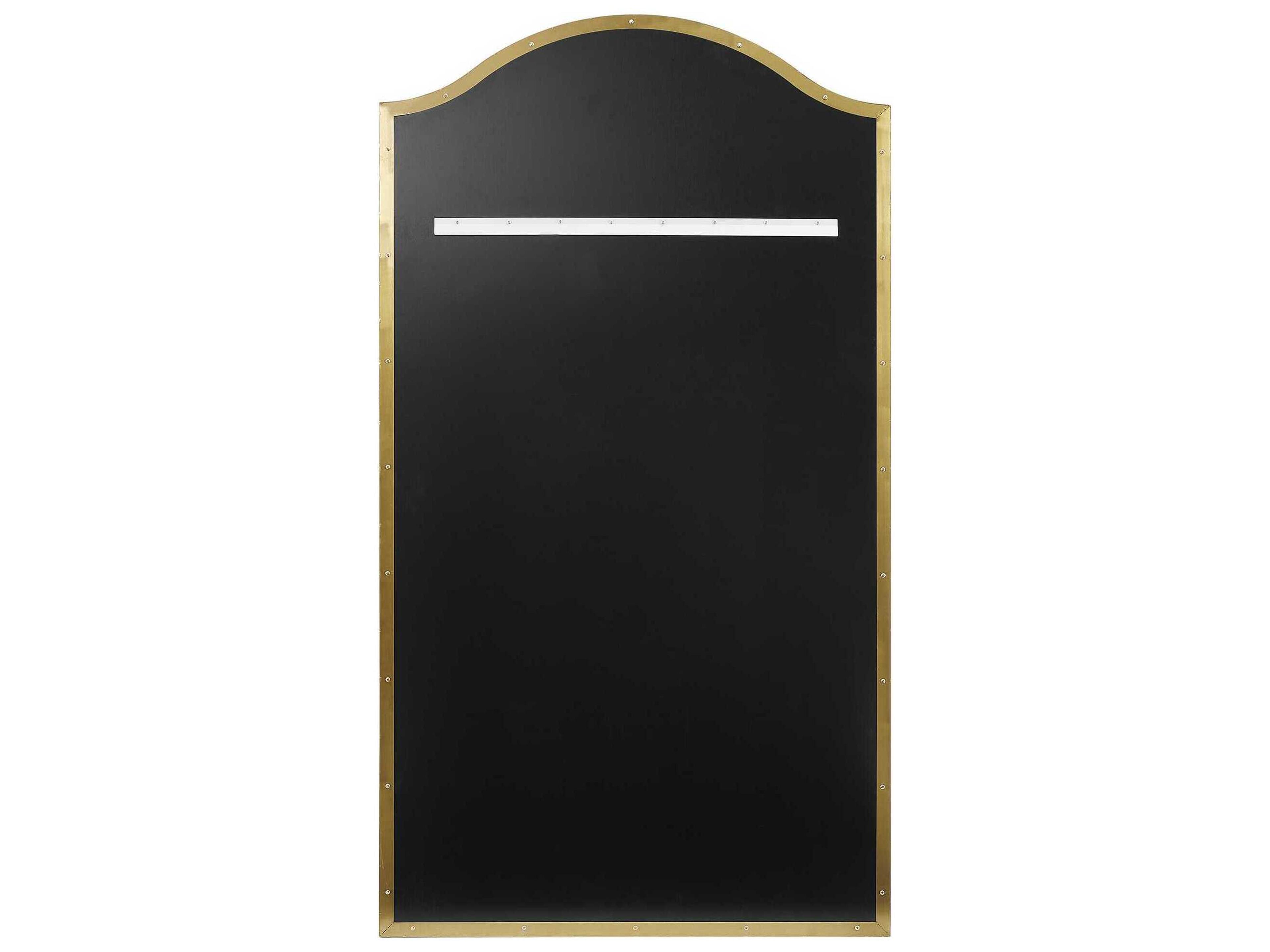 Uttermost Mallorca Brushed Brass Arch Wall Mirror